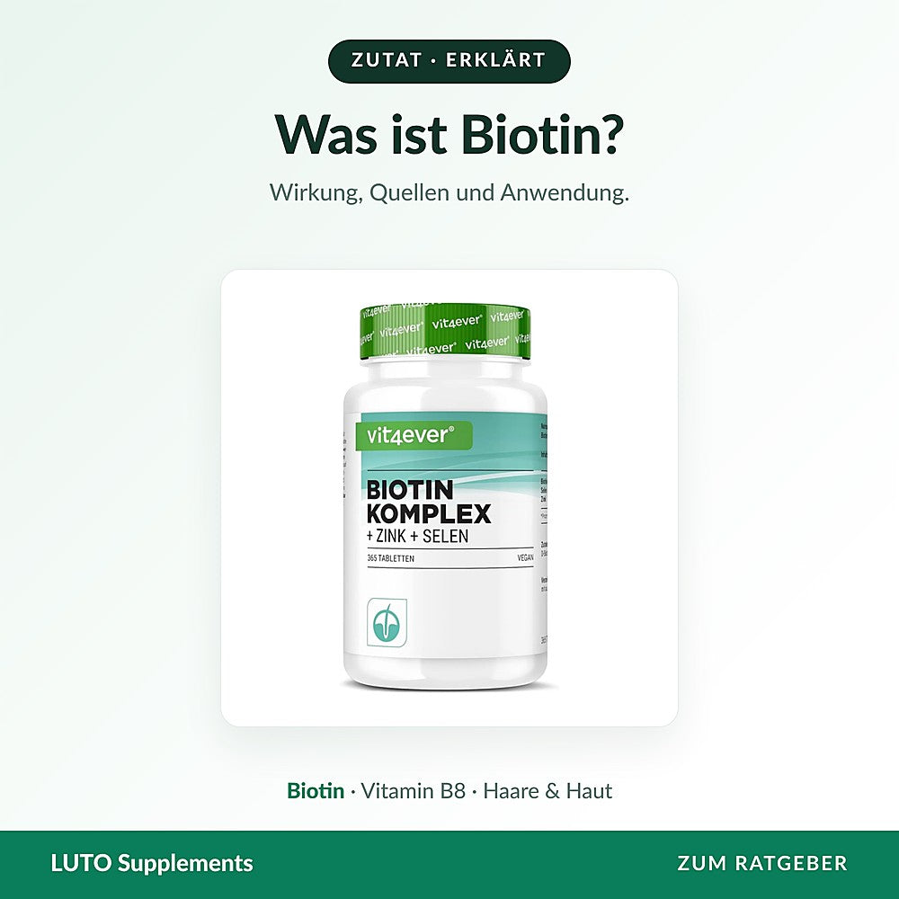 Biotin Supplement von LUTO Supplements