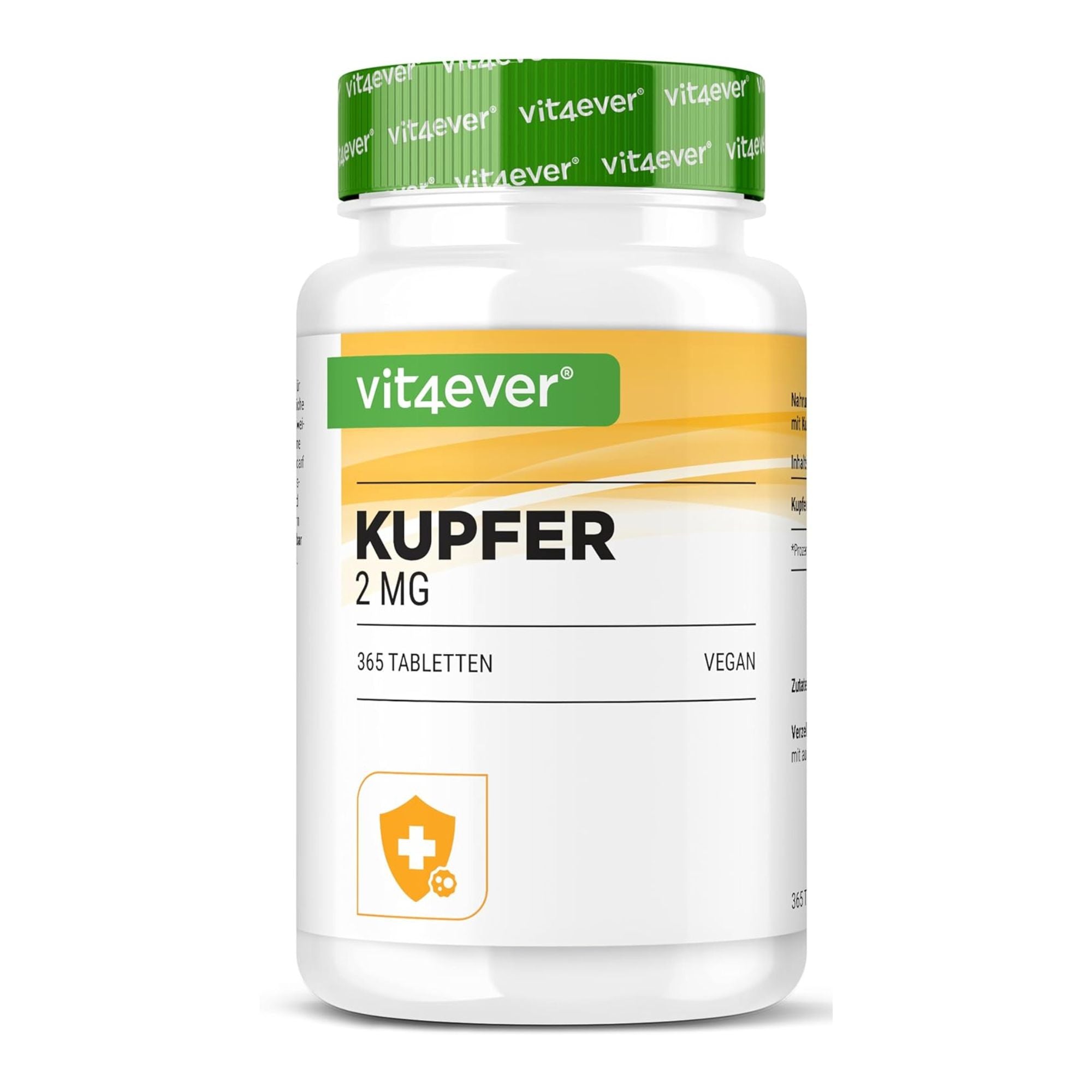 Vit4ever Kupfer Tabletten - 365 Tabletten