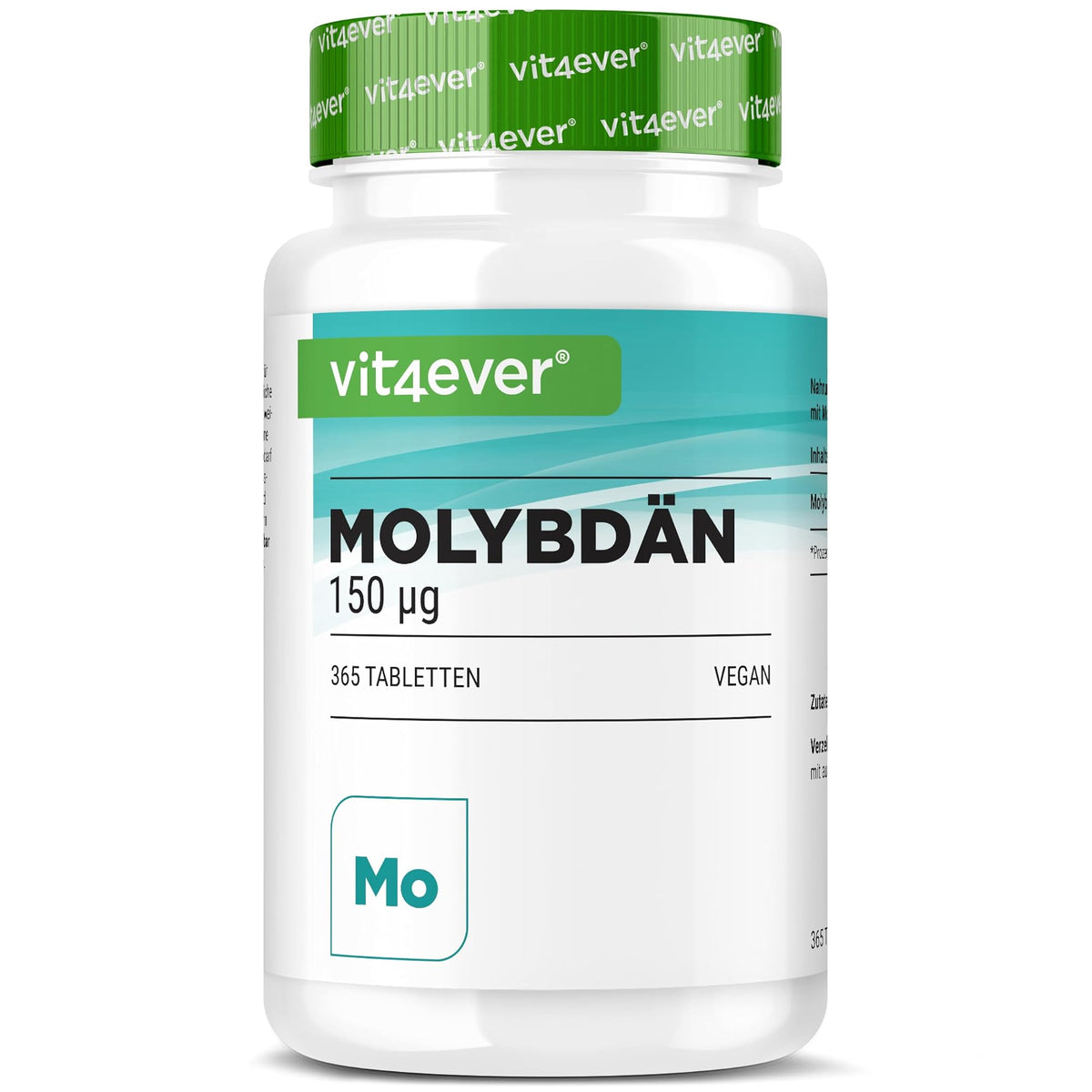 Vit4ever Molybdän 150 µg 365 Tabletten – Produktverpackung Vorderseite
