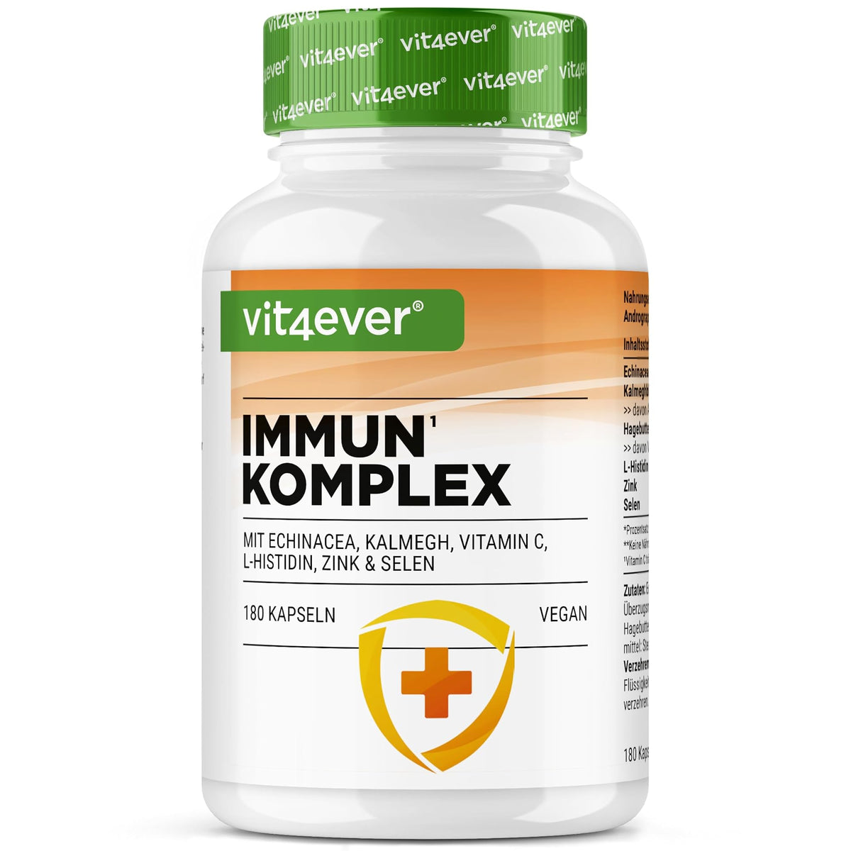 Vit4ever Immun Komplex 180 Kapseln – Produktverpackung Vorderseite