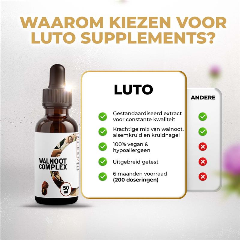 Schwarze Walnuss Komplex (Black Walnut Complex) | 50 ml | LUTO Supplements