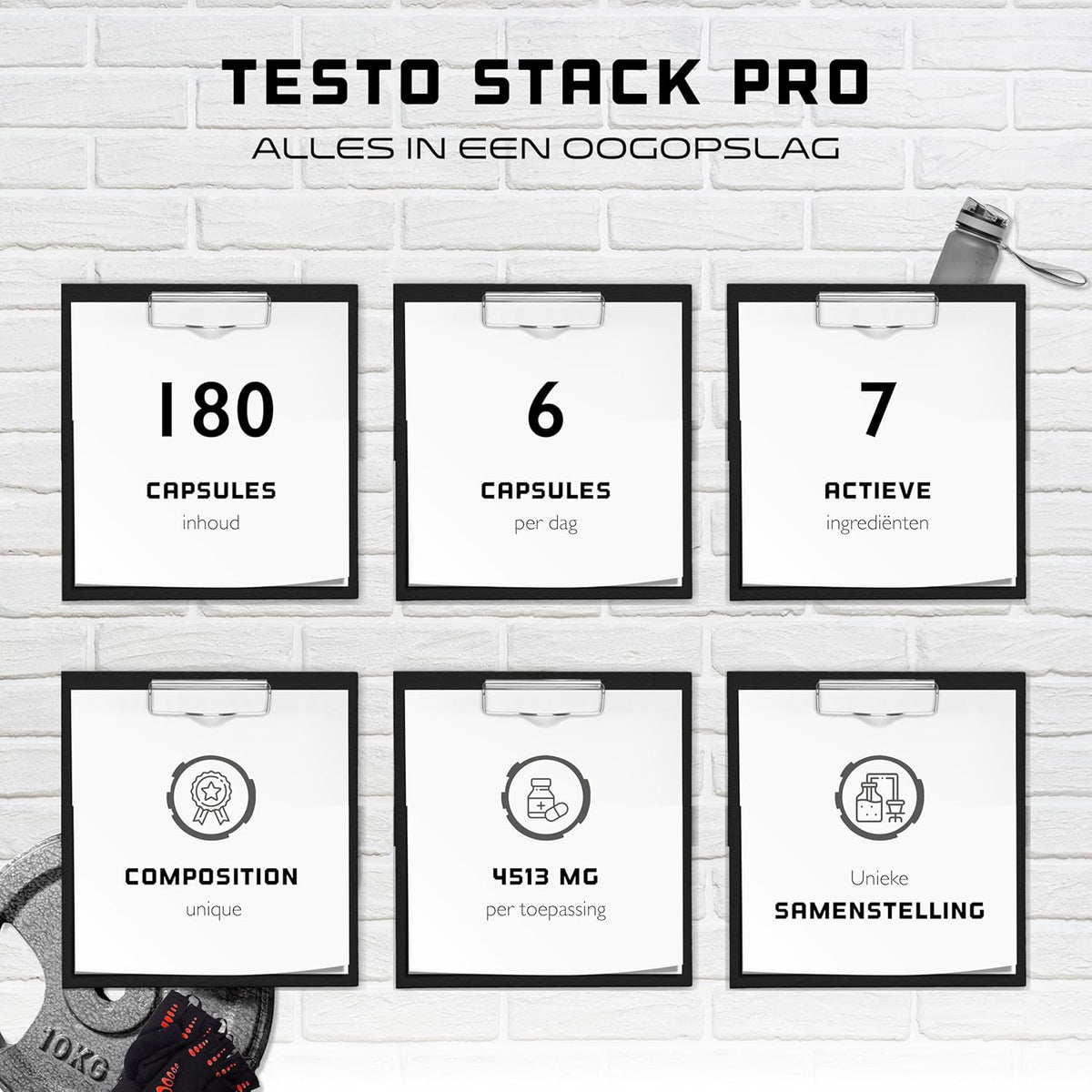 Testo Stack Pro | 180 Kapseln | German Elite Nutrition