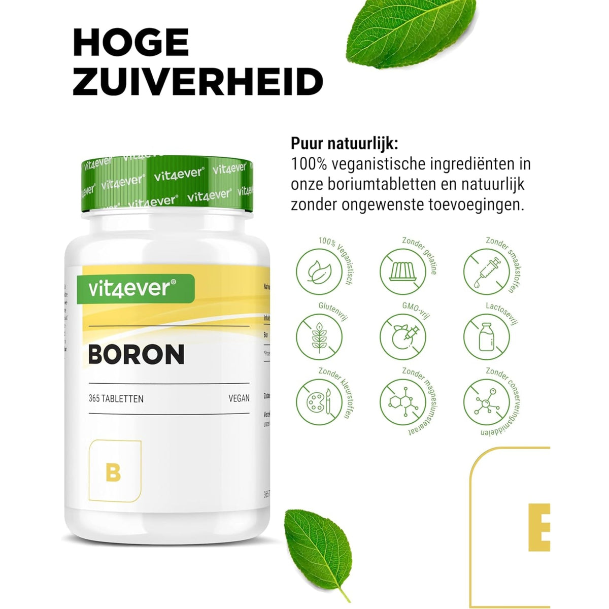 Bor 3 mg | 365 Tabletten | Vit4ever