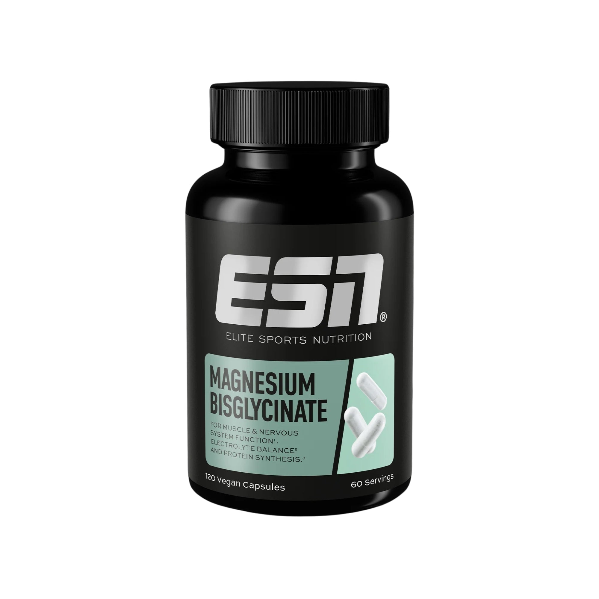 ESN Magnesium Bisglycinat | 120 Kapseln | ESN