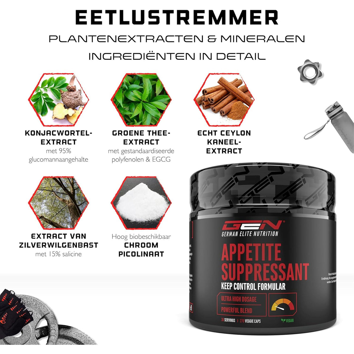 Glucomannan Complex | 270 Kapseln | German Elite Nutrition
