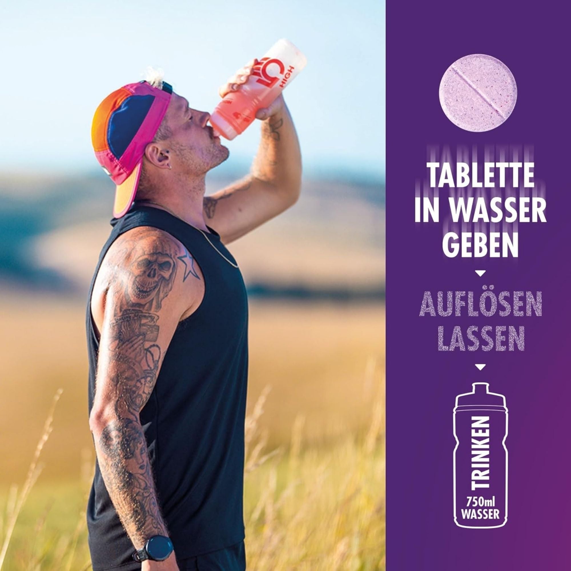 HIGH5 ZERO Schwarze Johannisbeere | Elektrolyt-Brausetabletten