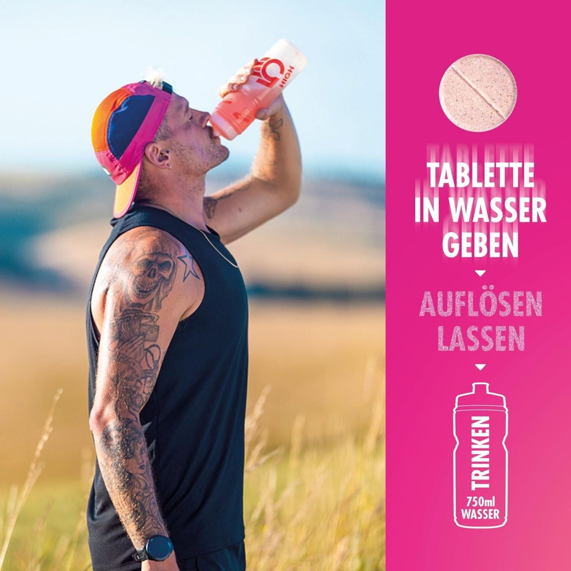 HIGH5 ZERO Pink Grapefruit | Elektrolyt-Brausetabletten
