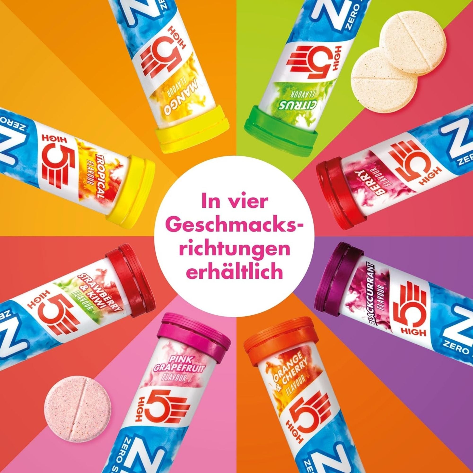 HIGH5 ZERO Pink Grapefruit | Elektrolyt-Brausetabletten
