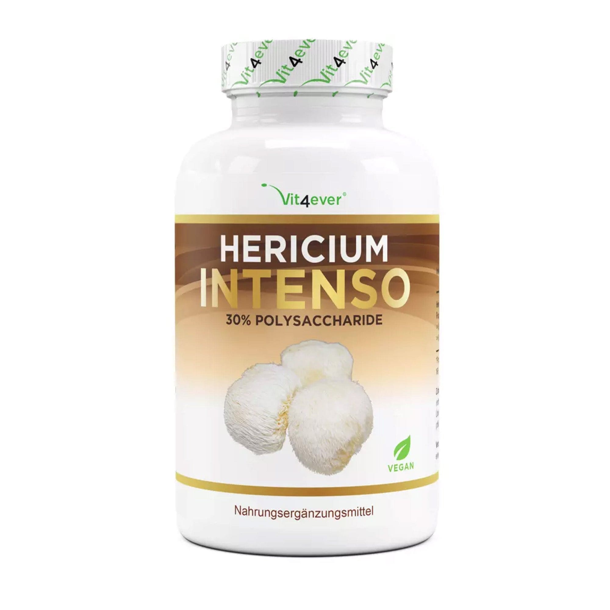 Vit4ever Lion's Mane Hericium erinaceus 30:1 Extrakt - 180 Kapseln