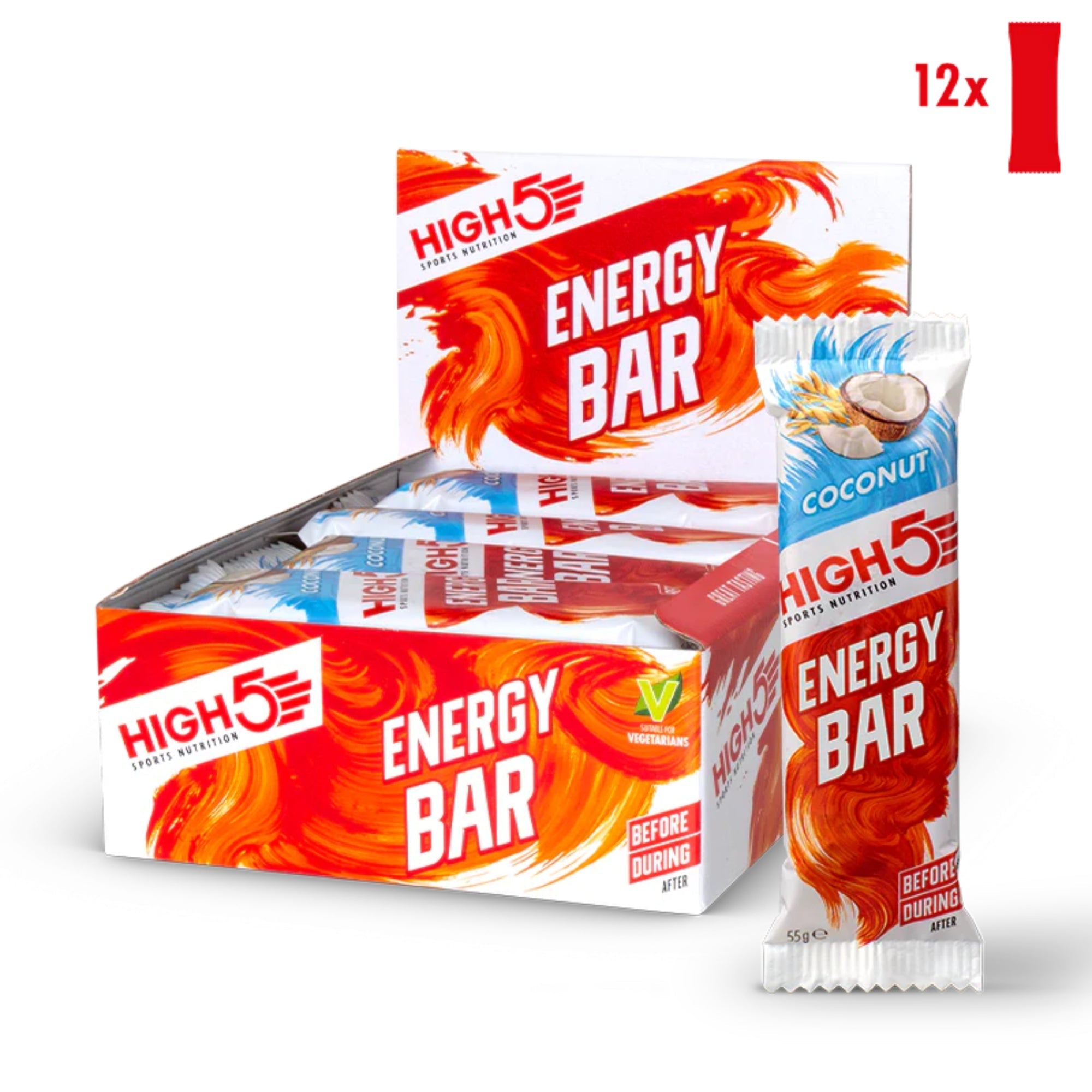 Coconut high5 Energy Bar 55 grEnergierepen