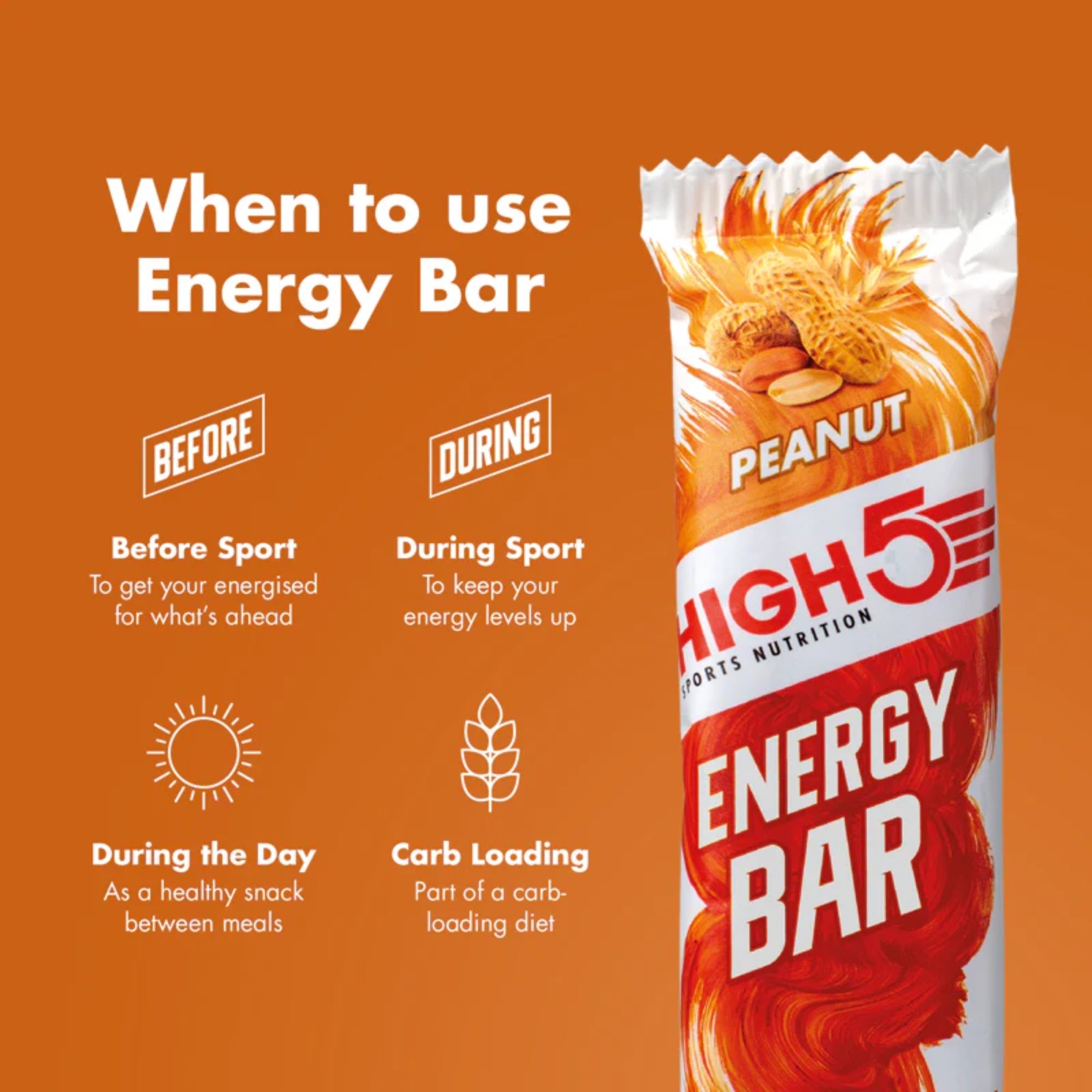 HIGH5 Energy Bar Energieriegel | 12 x 55 g | HIGH5
