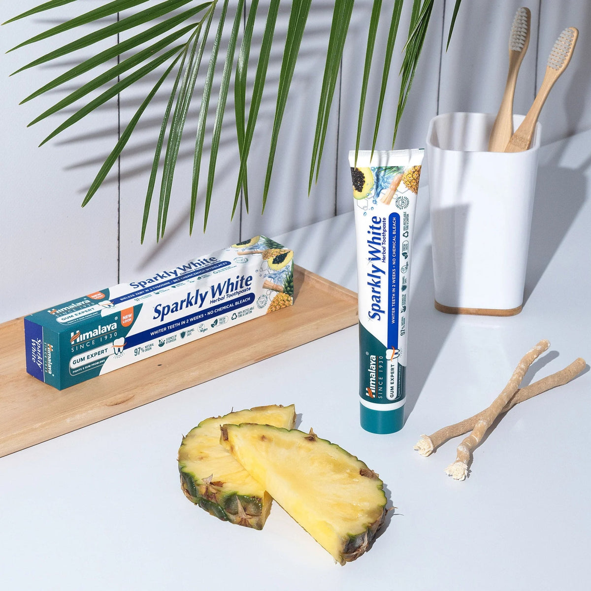 Gum Expert Kräuterzahnpasta Sparkly White | 75 ml | Himalaya