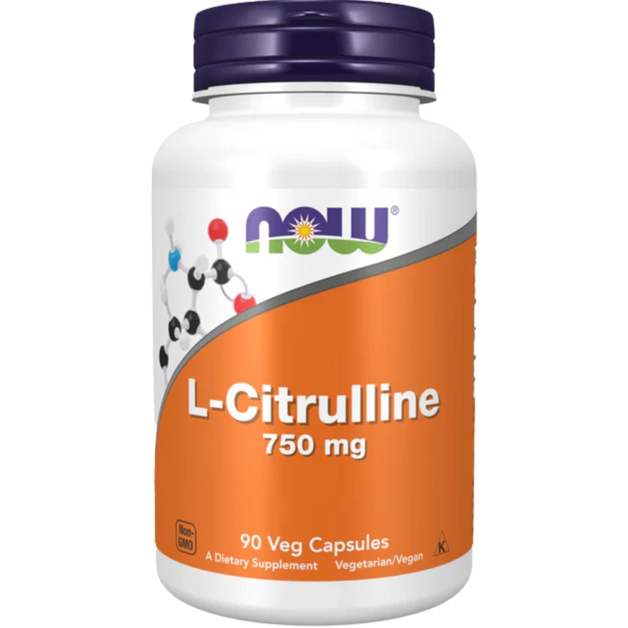 L-Citrullin | 750 mg pro Kapsel | 90 V-Kapseln | NOW Foods