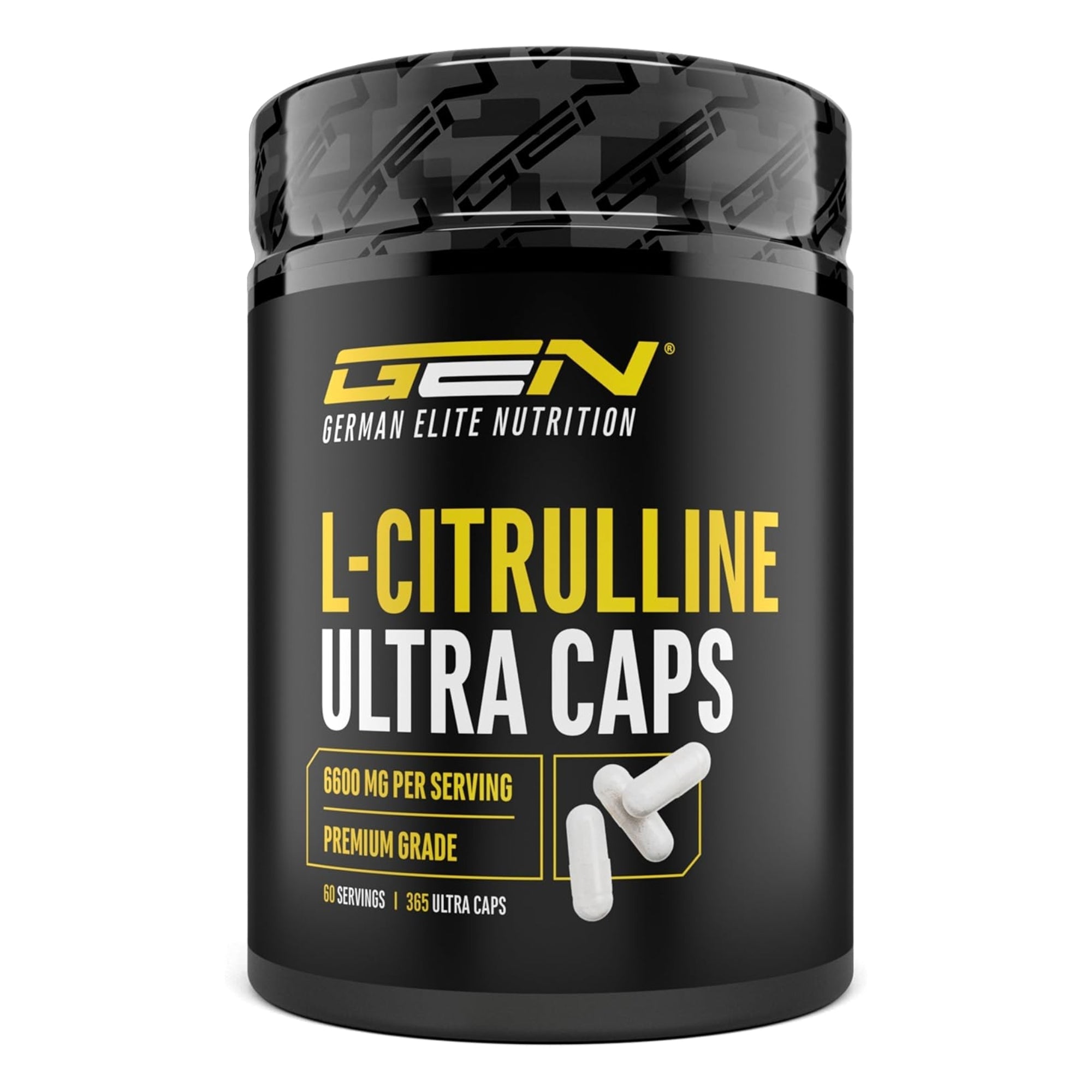 L-Citrullin Ultra Caps 6600mg | 365 Kapseln | German Elite Nutrition