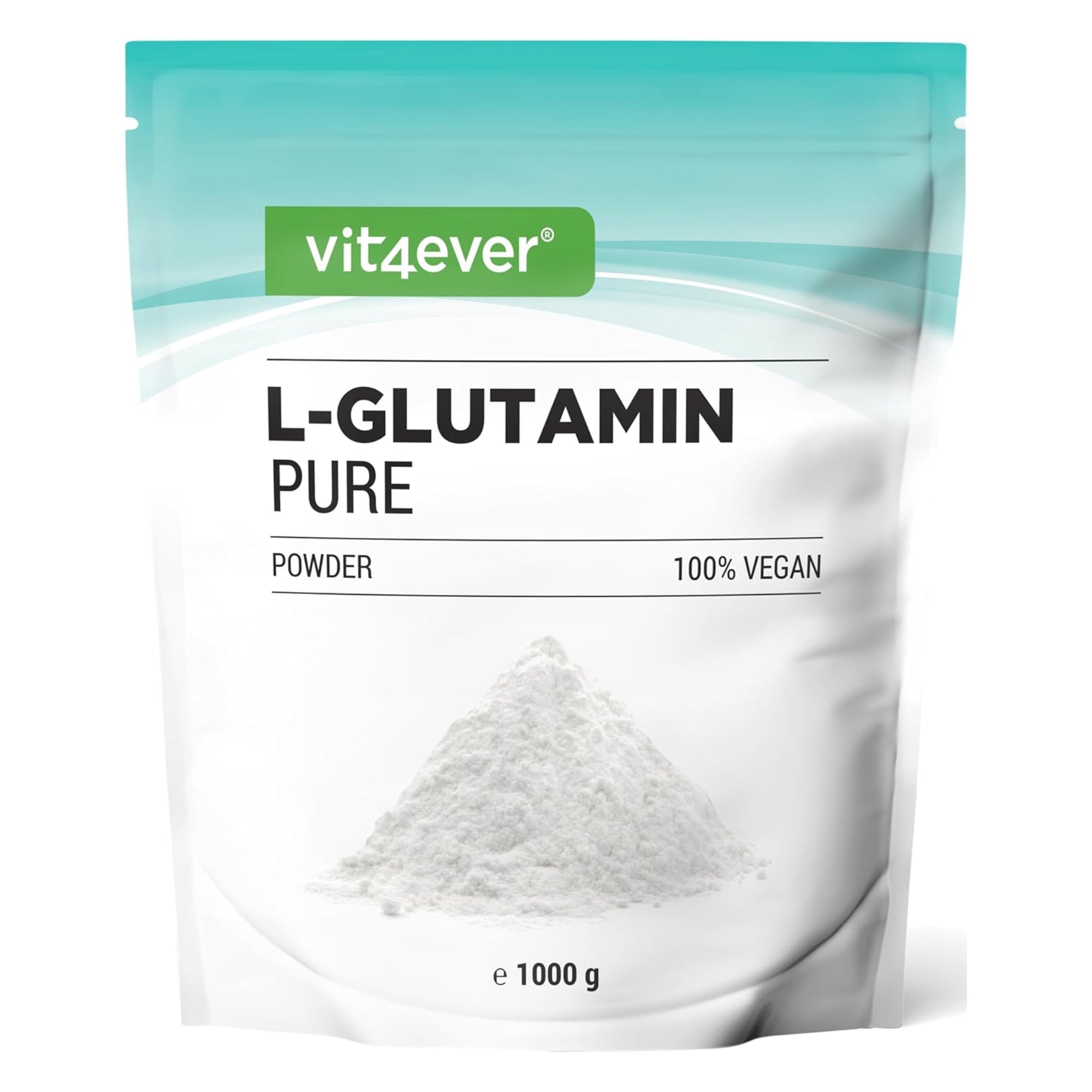 Vit4ever L-Glutamin Pulver 6000mg + B6 - 1000 Gramm