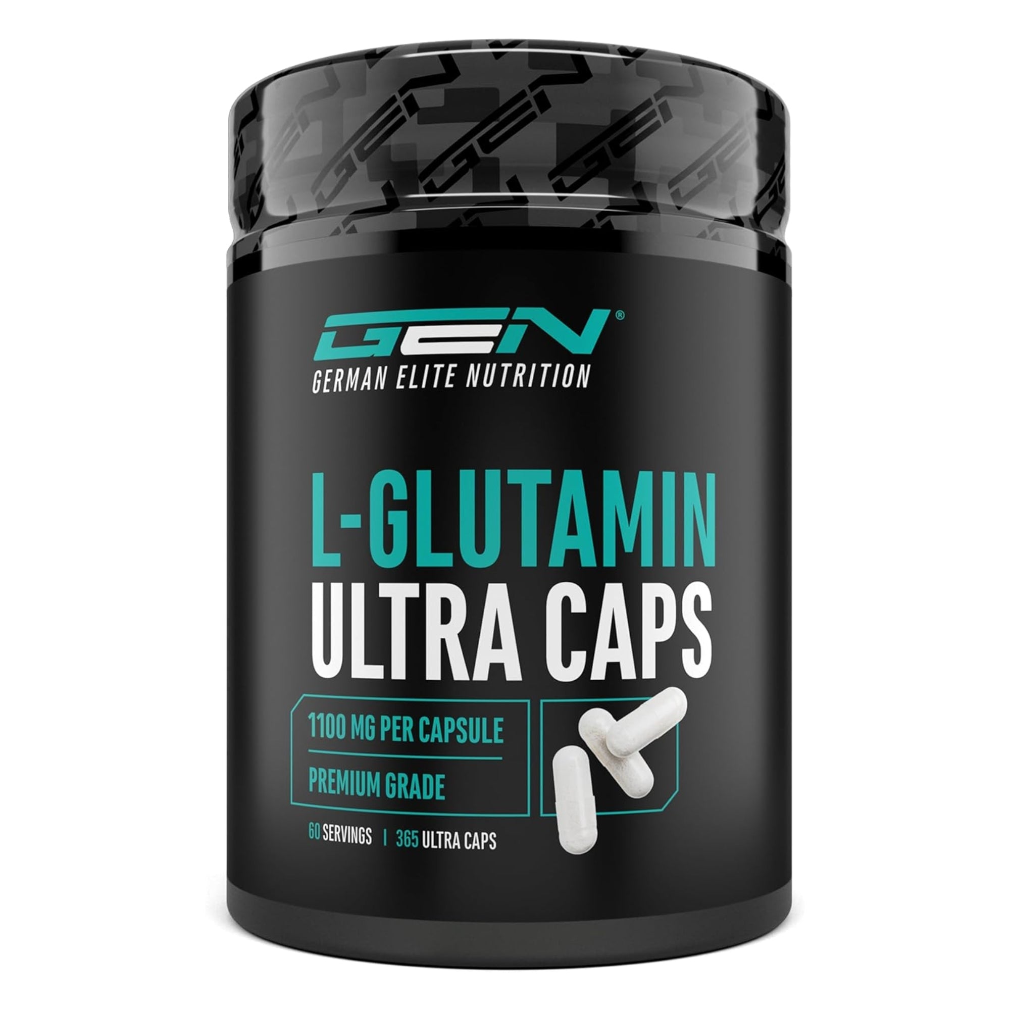 L-Glutamin Ultra 1100mg | 365 Kapseln | German Elite Nutrition