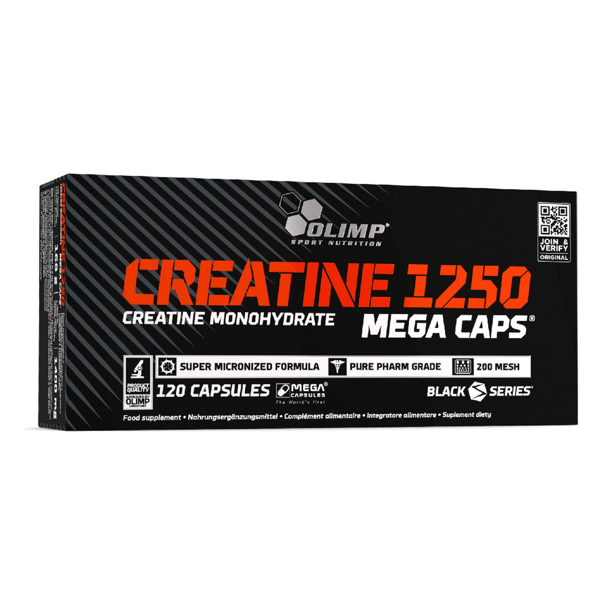 Creatin 1250 Mega Caps - 120 Kapseln - Olimp Sport Nutrition