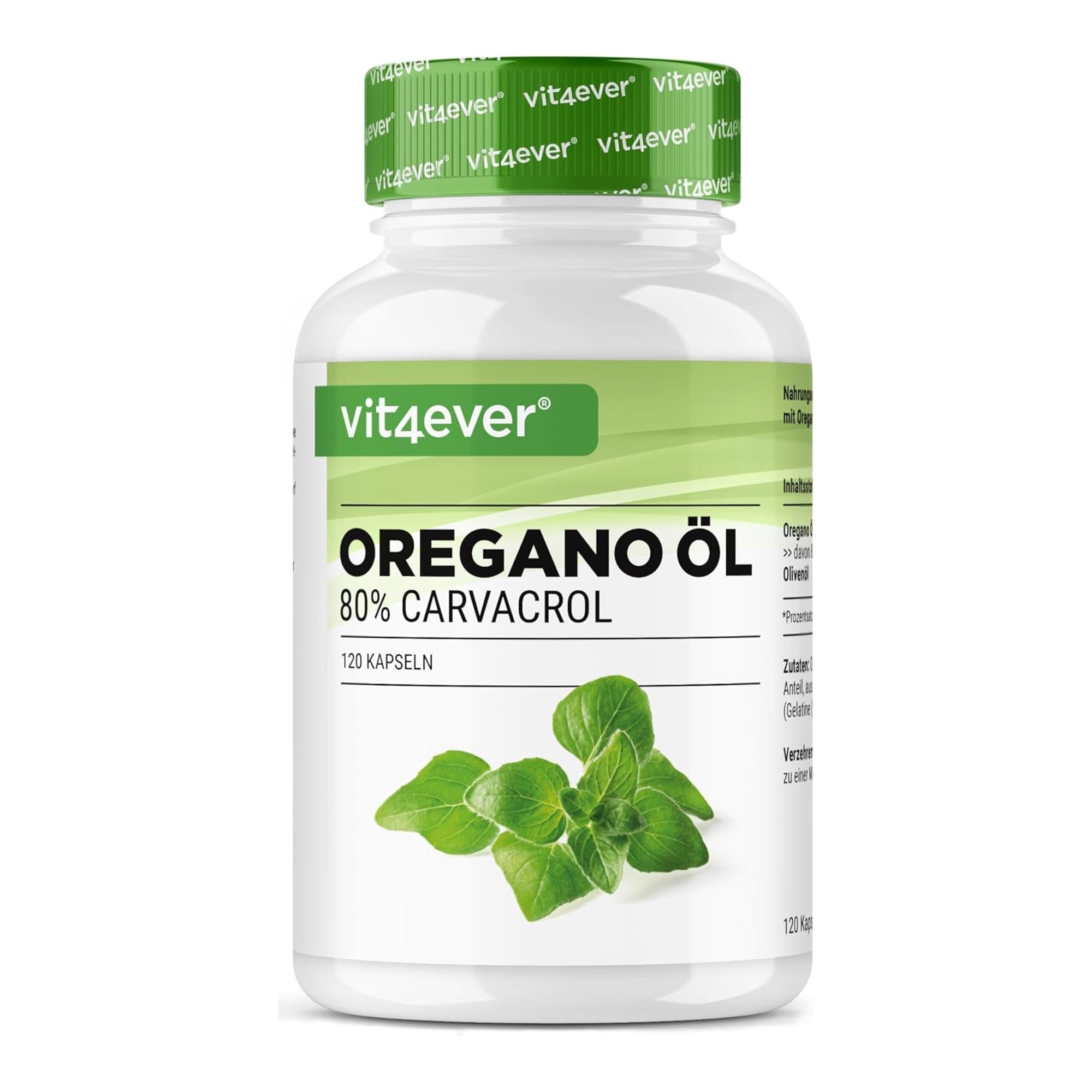 Vit4ever Oregano Öl 120 Kapseln