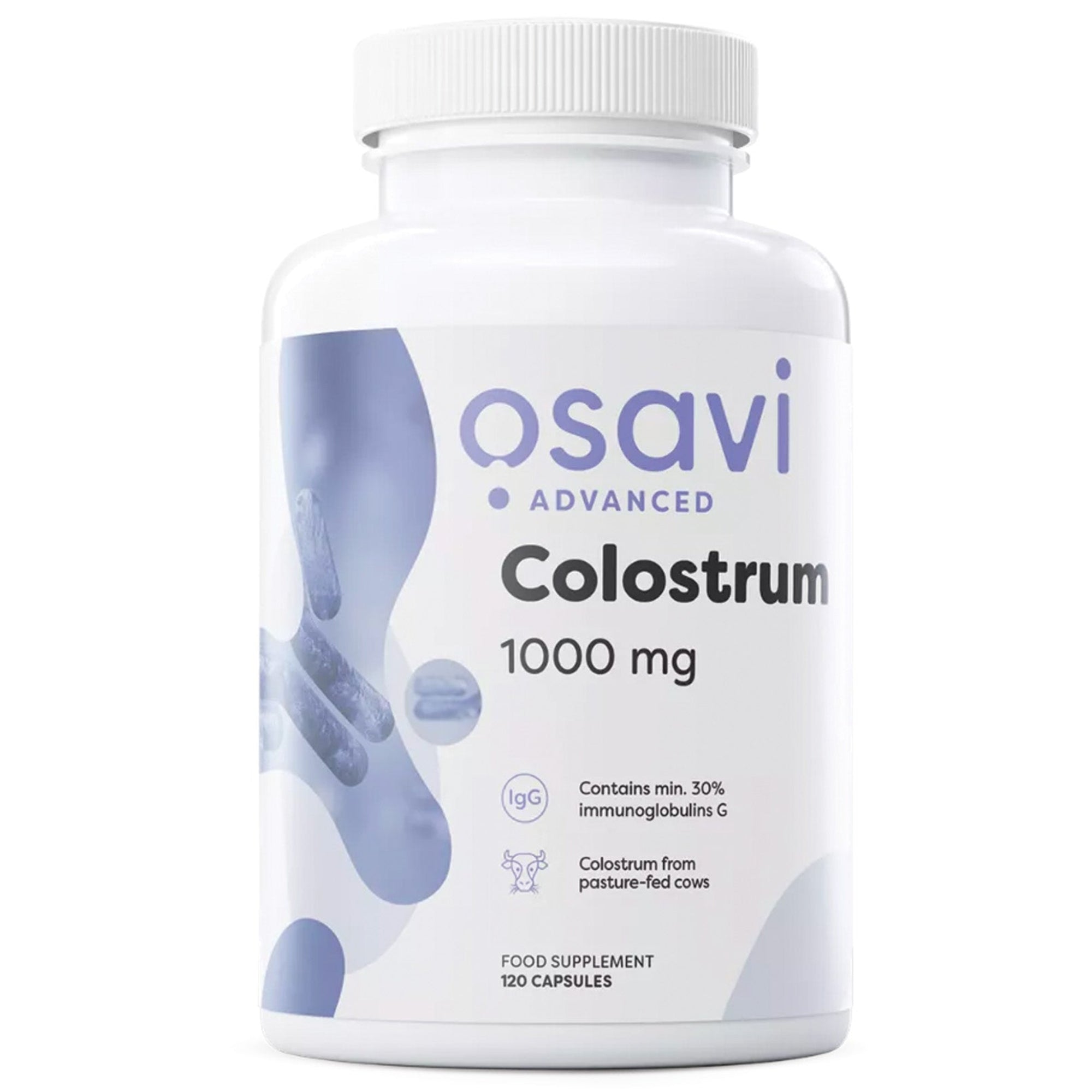 Osavi Colostrum 1000 mg mit 30% IgG – 120 Kapseln Rindercolostrum Nahrungsergänzungsmittel