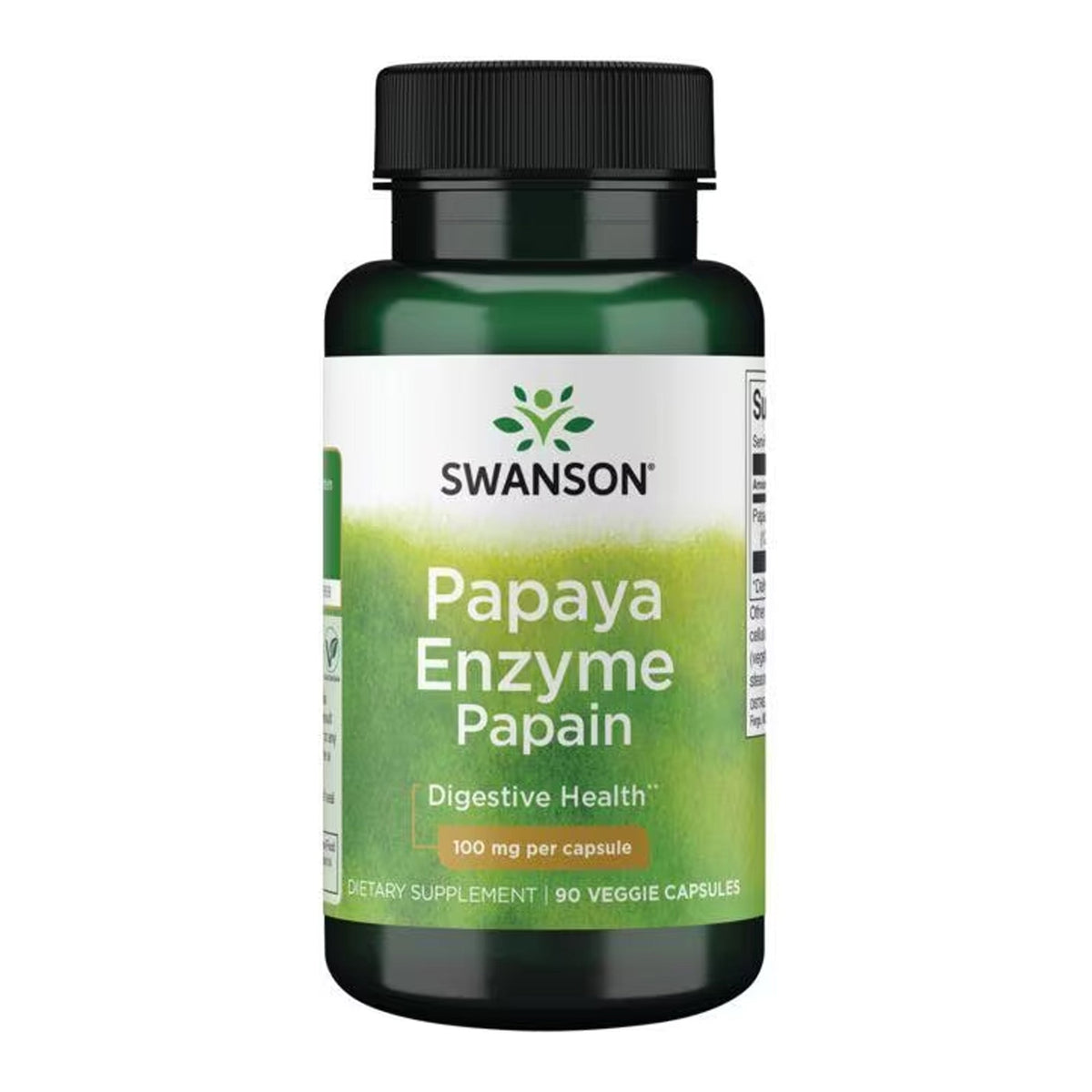 Swanson Papain (Papaya-Enzym) 100mg 90 Kapseln – Enzym-Präparat | kaufen in Deutschland und Österreich