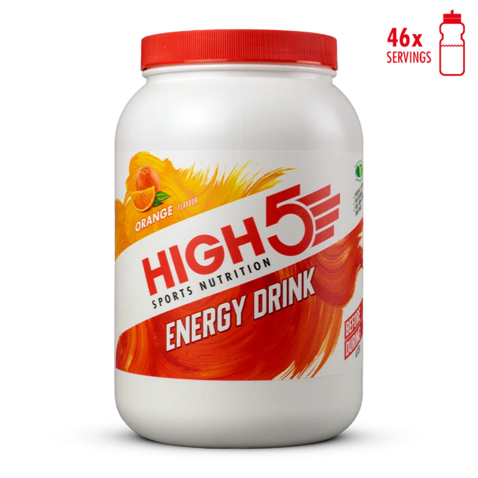 HIGH5 Energy Drink Orange | Kohlenhydrat-Elektrolytpulver