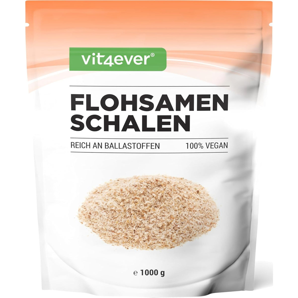 Vit4ever Flohsamenschalen (Psyllium Husk) - 1000 g Pulver