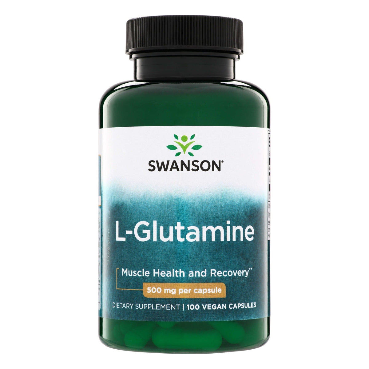 L-Glutamin 500mg - 100 Kapseln - Swanson
