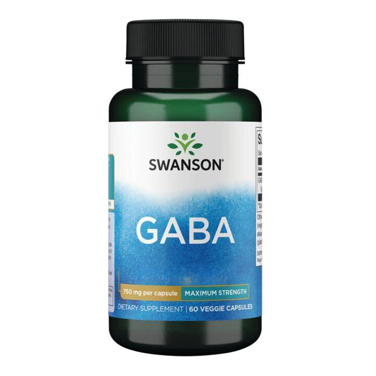 Swanson GABA Maximum Strength 750mg 60 Kapseln – Aminosäuren-Präparat | kaufen in Deutschland und Österreich
