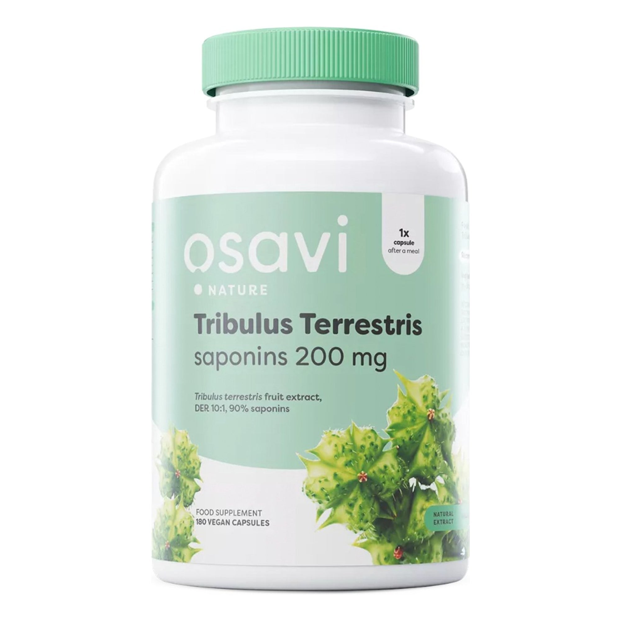 Osavi Tribulus Terrestris 200mg Saponine – 180 vegane Kapseln DEV 10:1 Kräuter-Nahrungsergänzungsmittel