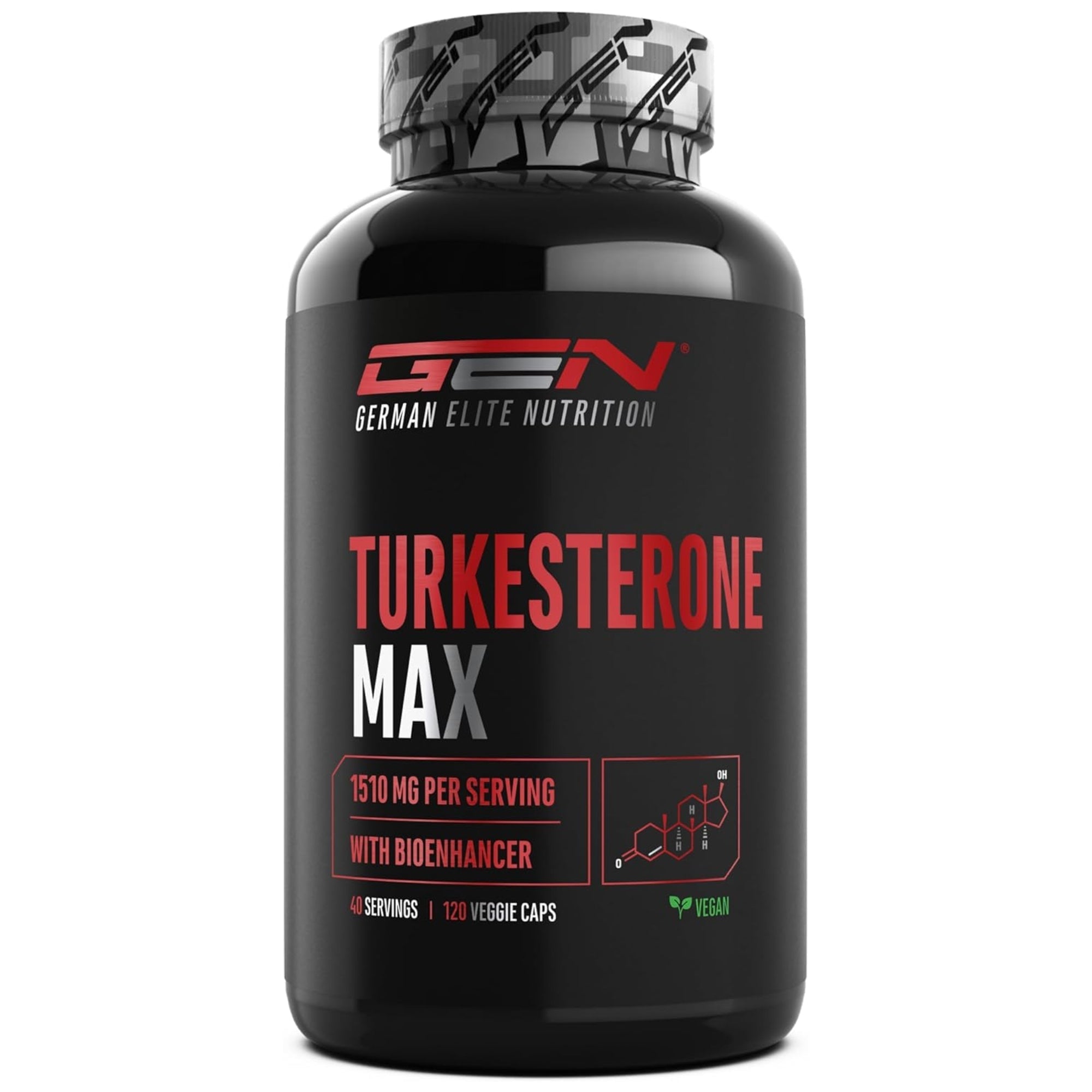 Turkesteron Max 1510mg | 120 Kapseln | German Elite Nutrition