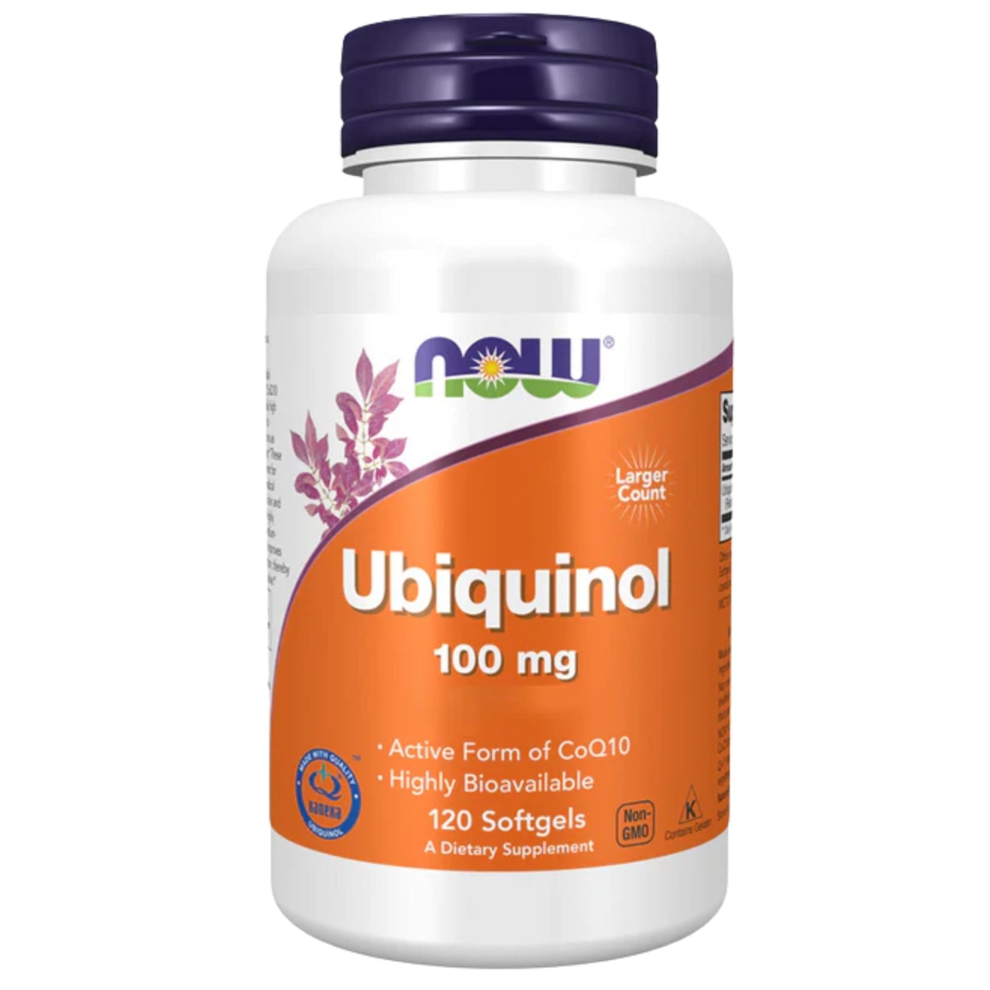 Ubiquinol | 100 mg pro Softgel | 120 Softgels | NOW Foods