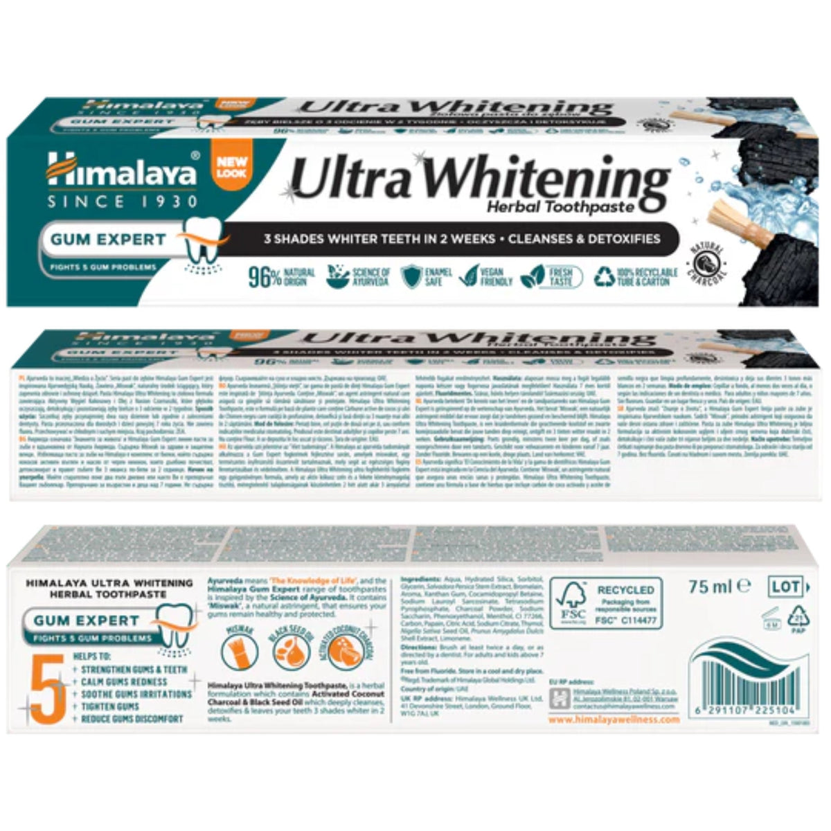 Ultra Whitening Zahnpasta | 75 ml | Himalaya