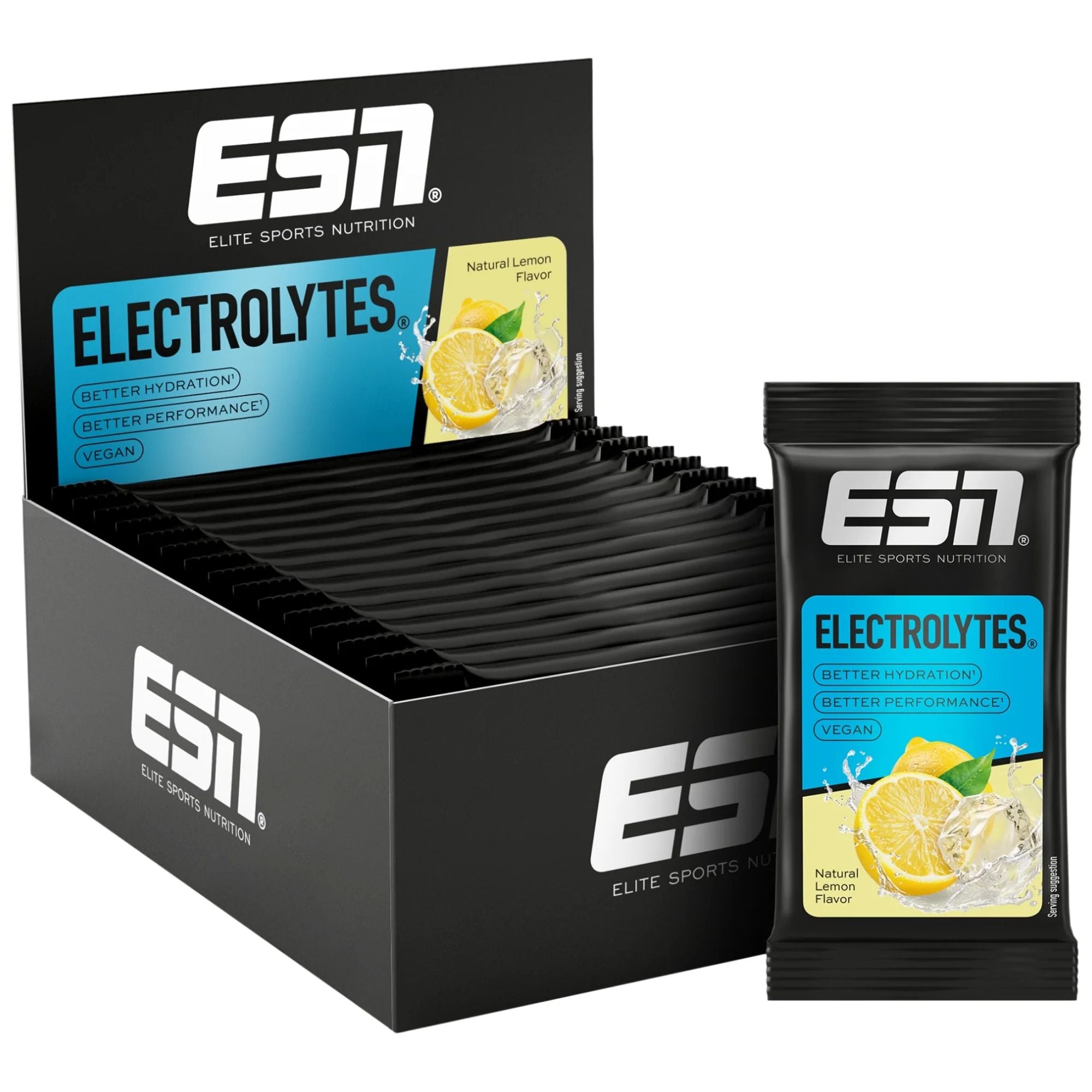 ESN Electrolytes Natural Lemon | 15 x 22,5 g | ESN