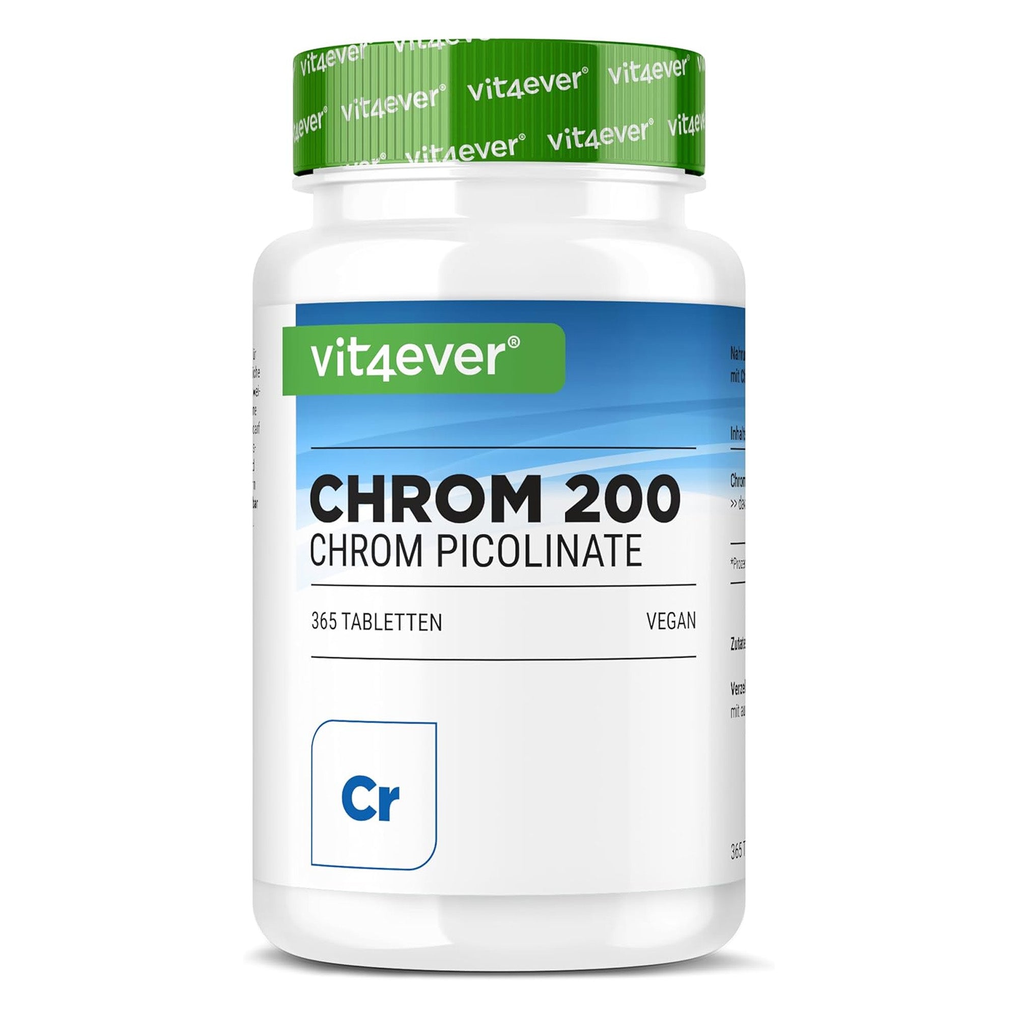 Vit4ever Chrom-Picolinat 200 µg - 365 Tabletten
