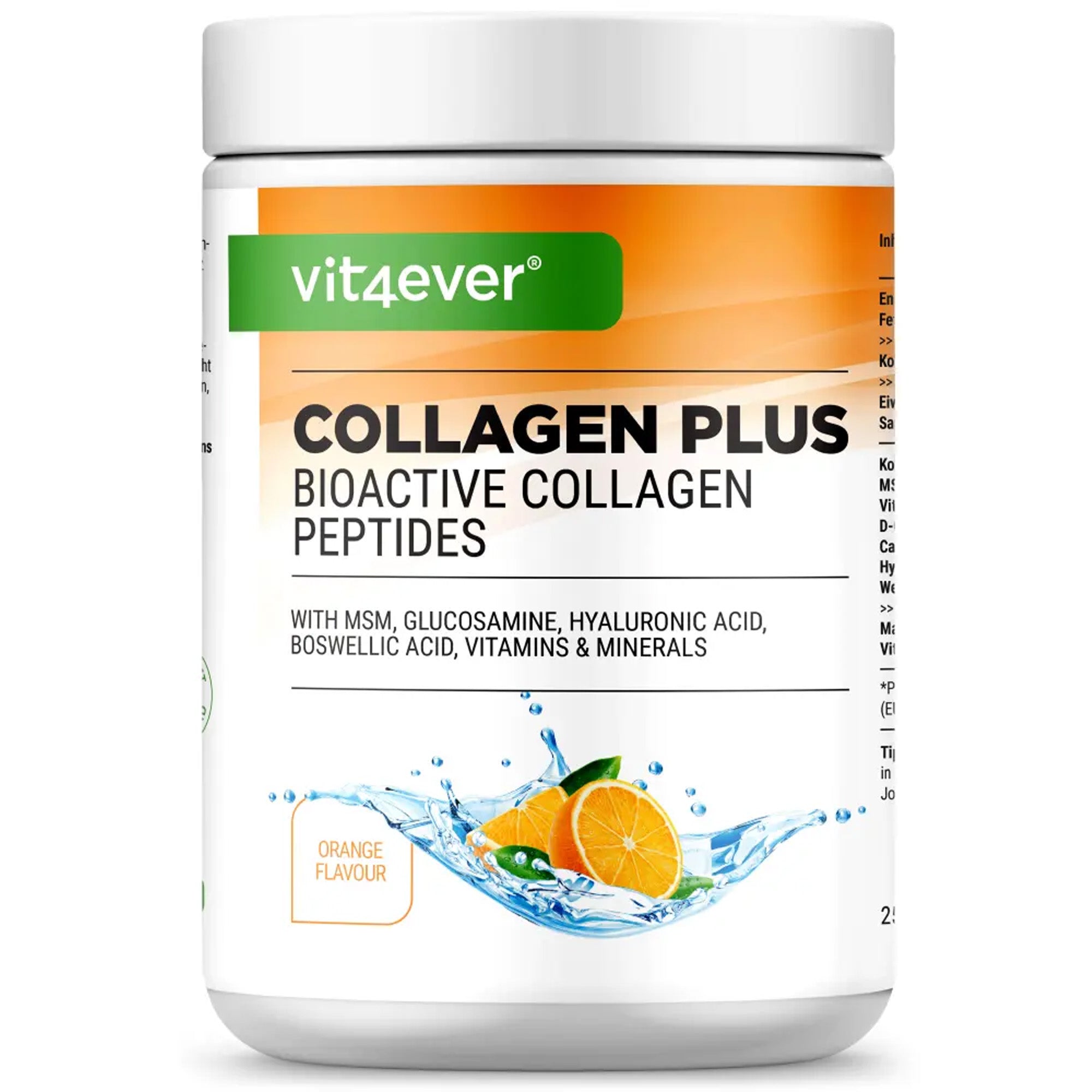 Vit4ever Collagen Plus Orange - 500 g