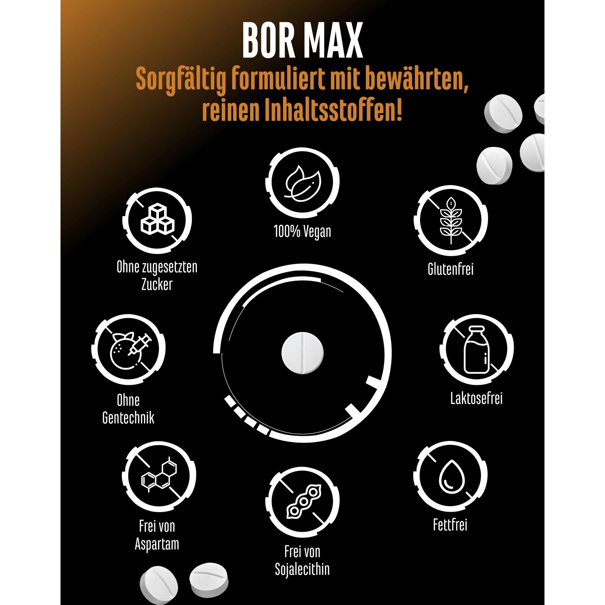 GEN Bor Borium Max 10mg 365 Tabletten – Wirkstoffe & Dosierung