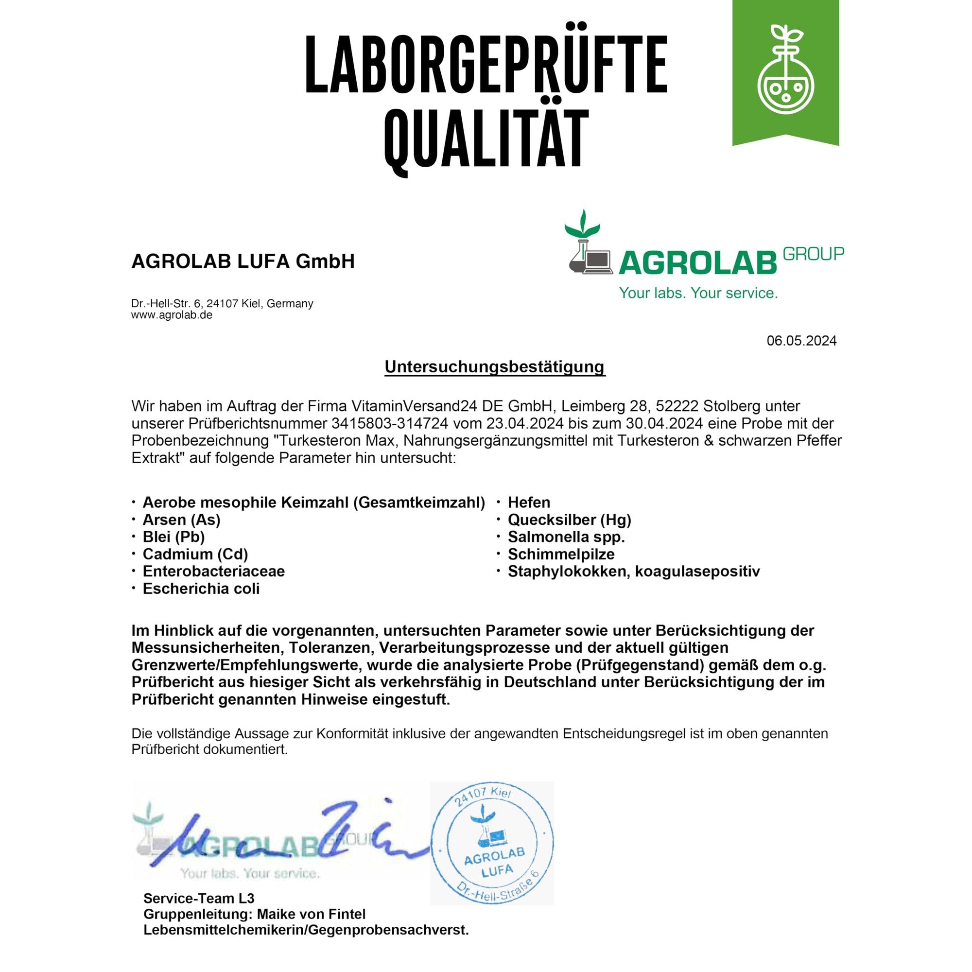 Turkesteron Max 120 Kapseln - Zutaten & Qualität