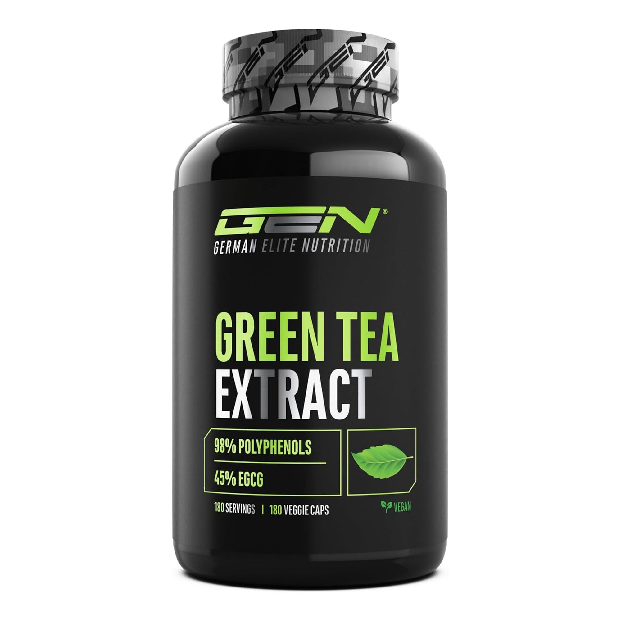 Green Tea Extract 750mg | 180 Kapseln | German Elite Nutrition