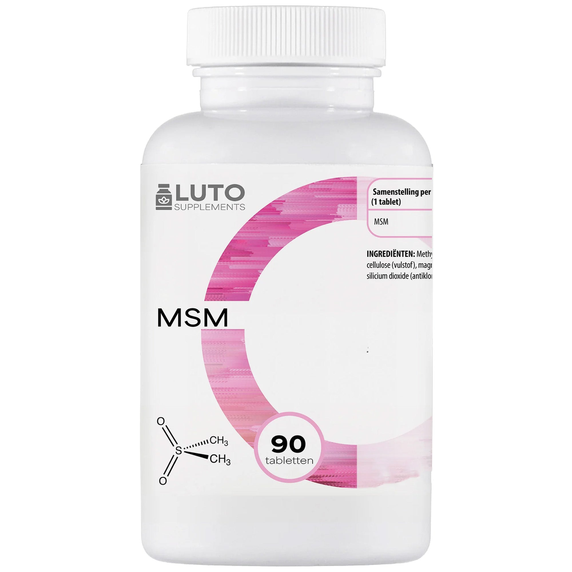 LUTO Supplements MSM Methylsulfonylmethaan 1000mg 90 tabletten vegan supplement | kopen in Nederland en België