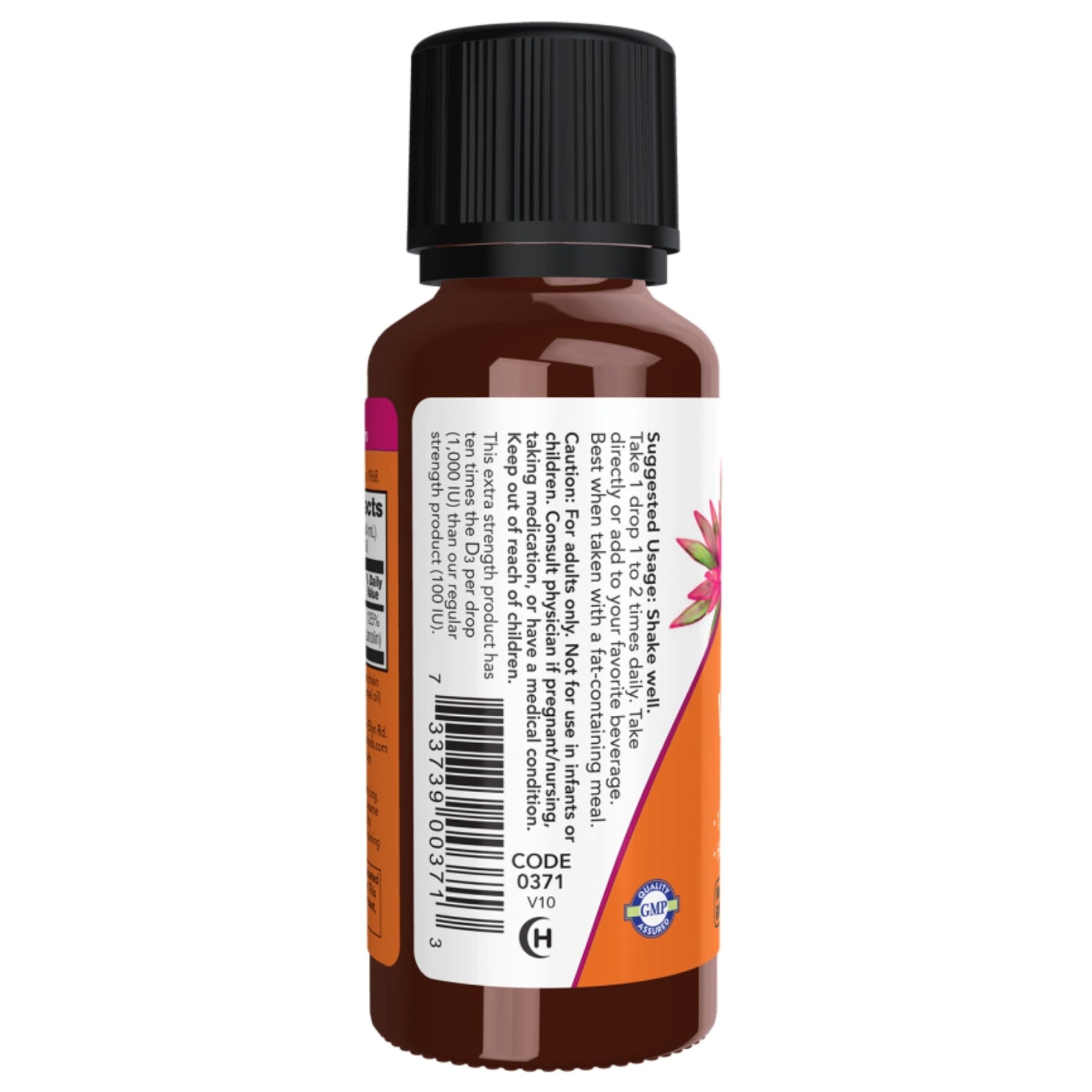 Vitamin D3 Tropfen 1000 I.E. | 30 ml | NOW Foods