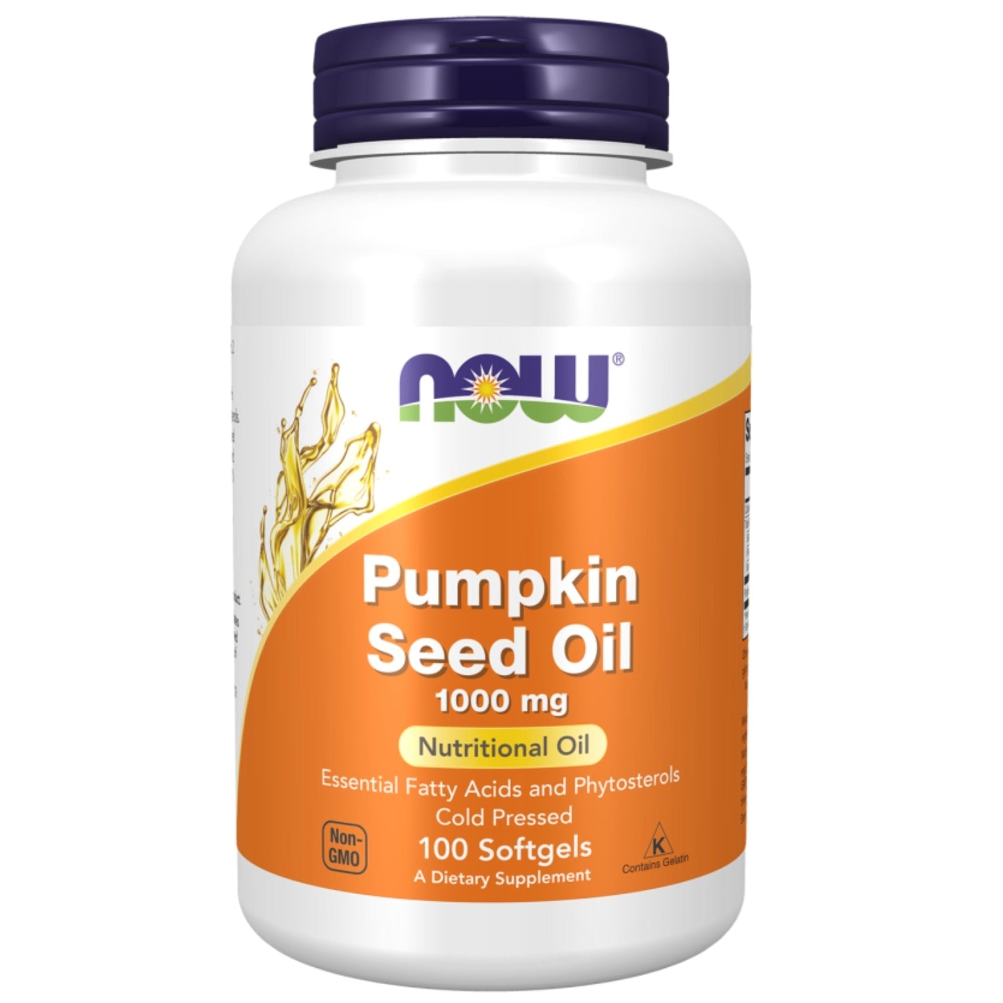 Kürbiskernöl 1000 mg | 100 Softgels | NOW Foods