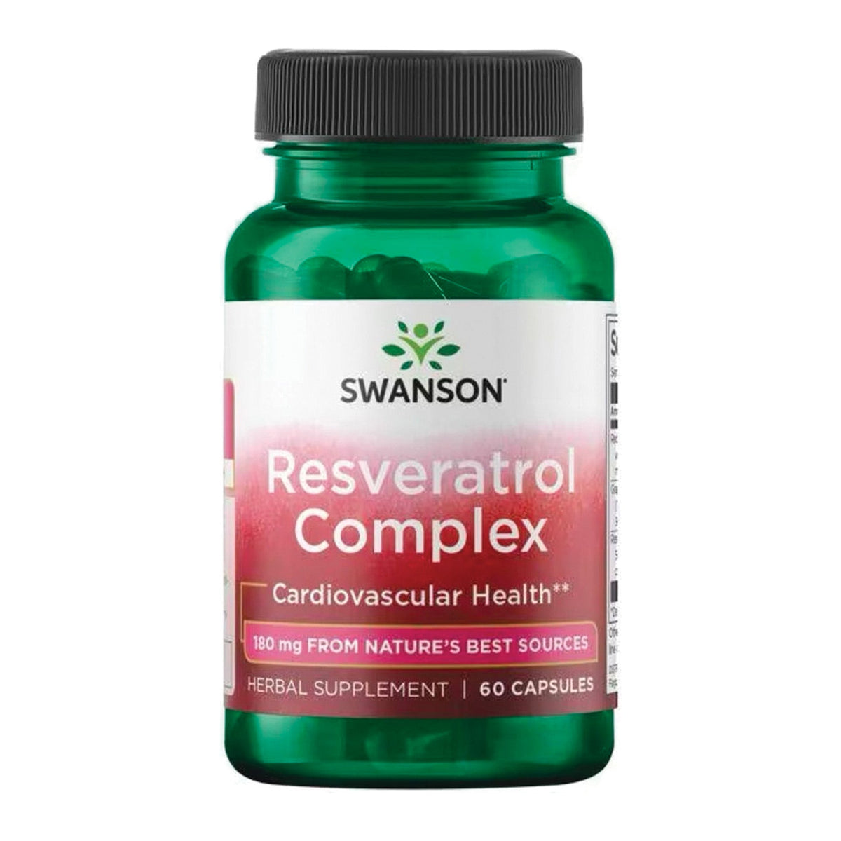 Swanson Resveratrol Complex (180 mg) 60 Kapseln – Kräuter-Nahrungsergänzungsmittel | kaufen in Deutschland und Österreich