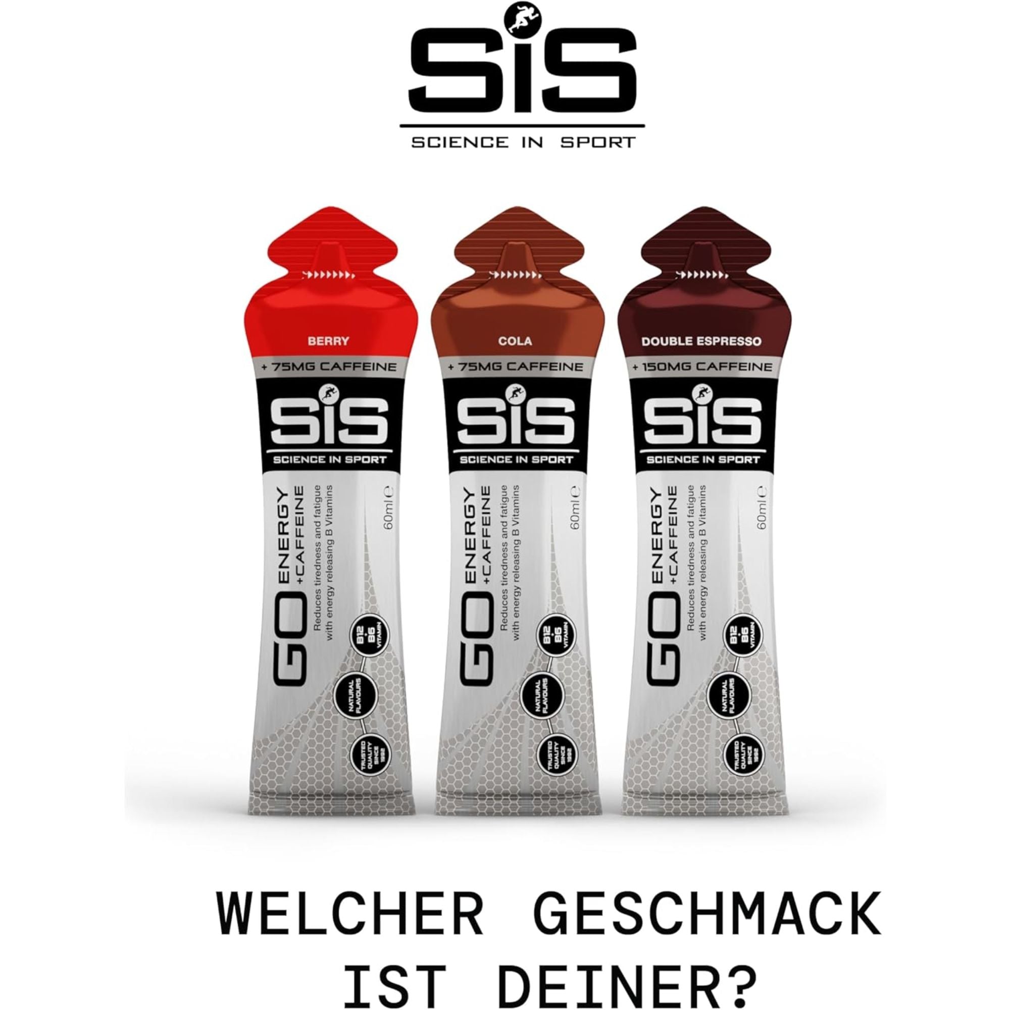 SiS Go Isotonic Energy Gel + Koffein | Double Espresso