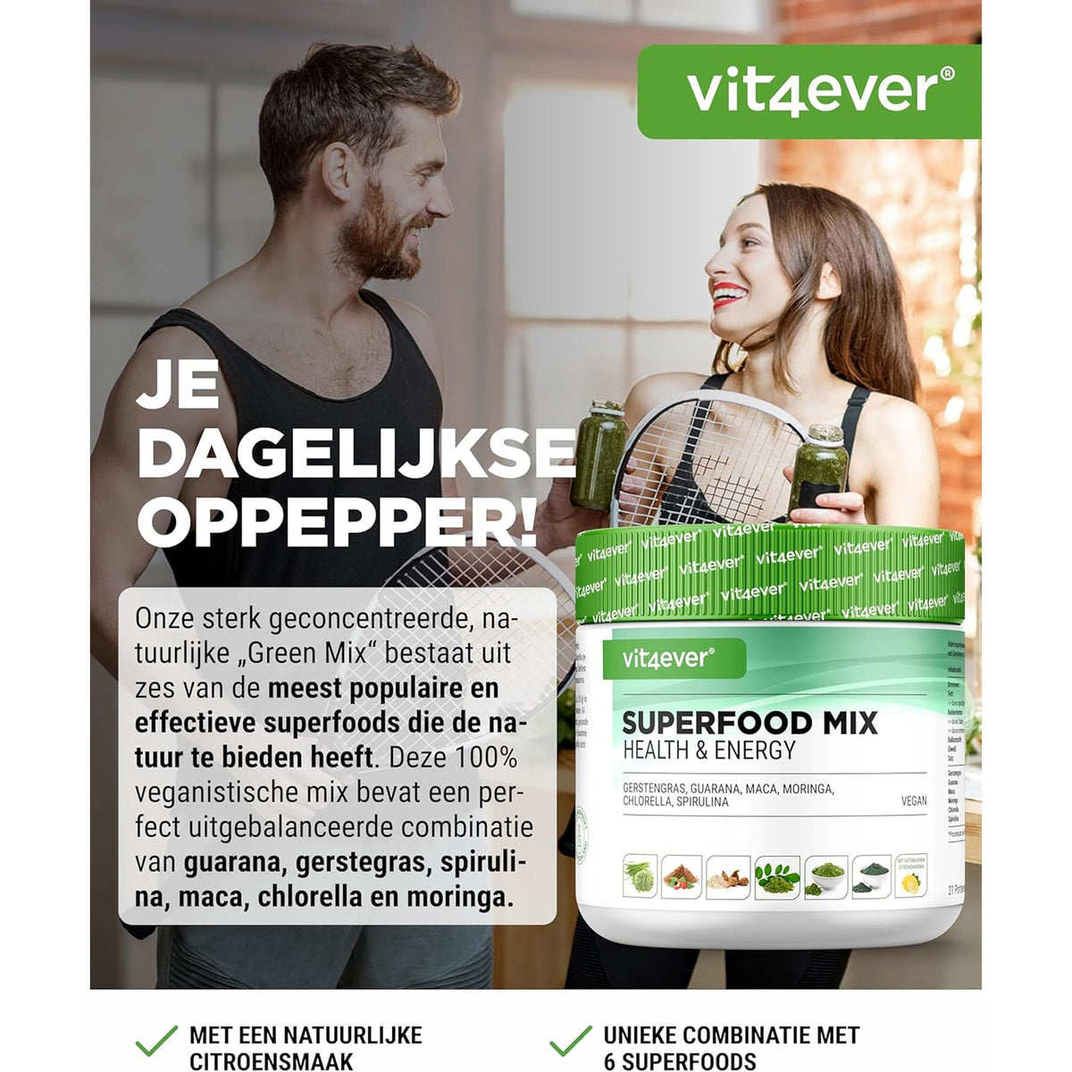 Green Juice Superfood Mix | 420 Gramm | Vit4ever