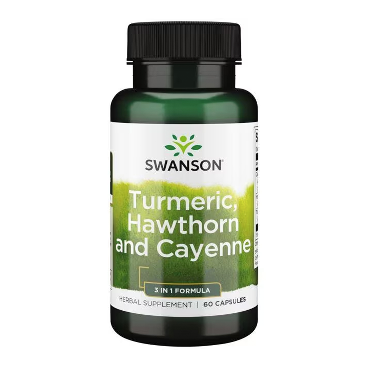 Swanson Kurkuma, Weißdorn & Cayenne 60 Kapseln – Kräuter-Nahrungsergänzungsmittel | kaufen in Deutschland und Österreich