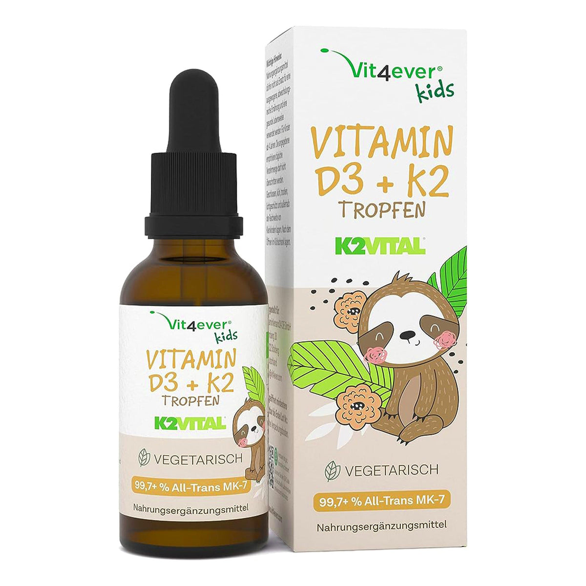Vitamin D3 & K2 Tropfen für Kinder von Vit4ever
