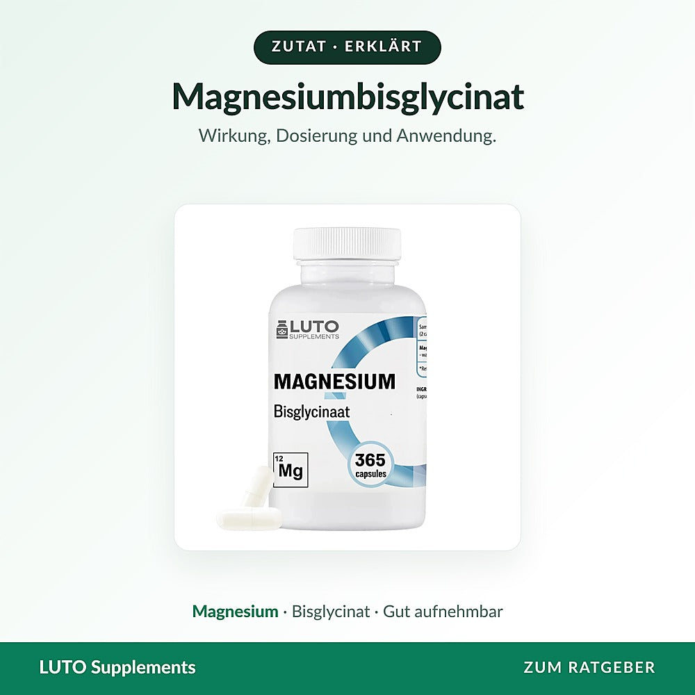Magnesiumbisglycinat von LUTO Supplements