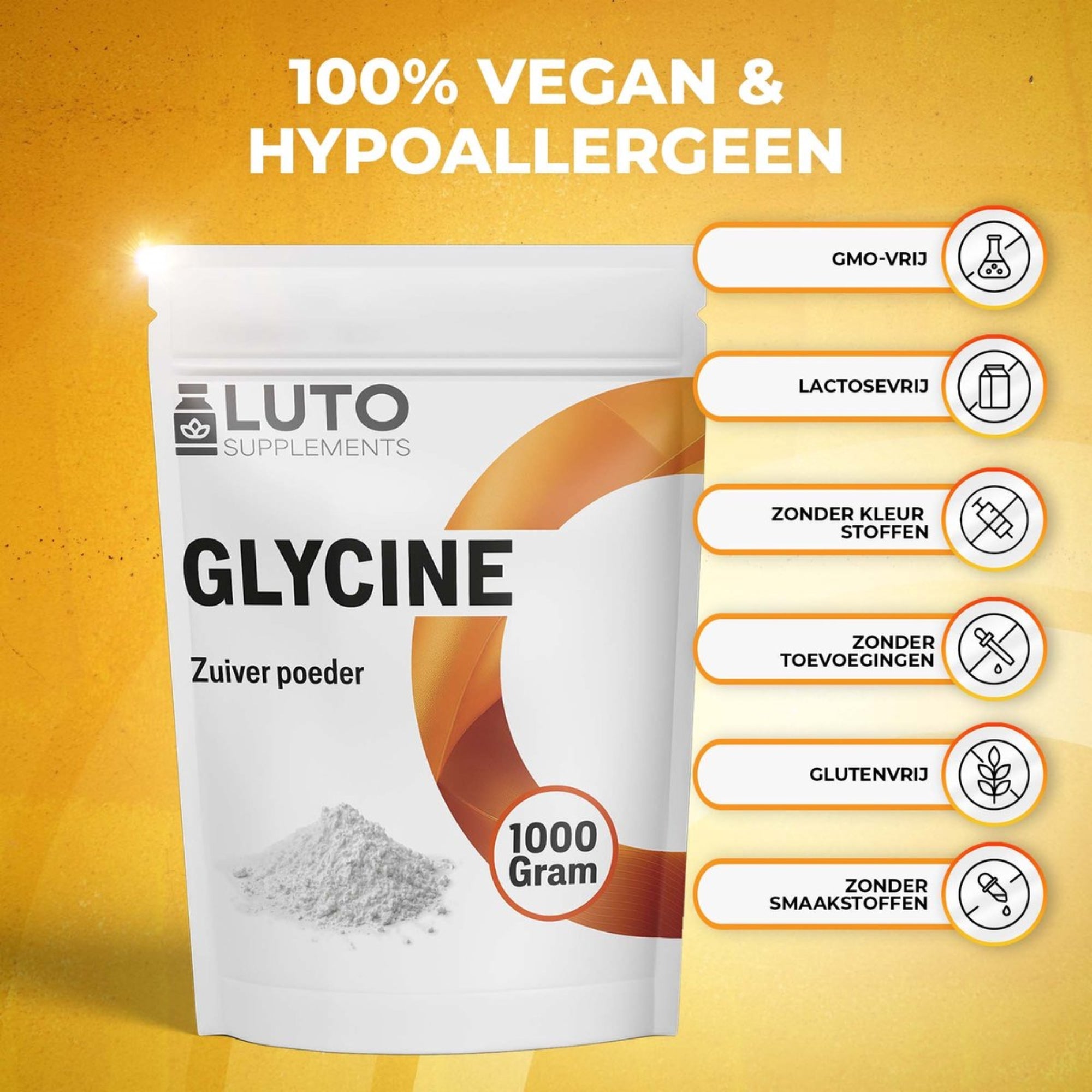 Glycin Pulver | 1000 g | LUTO Supplements