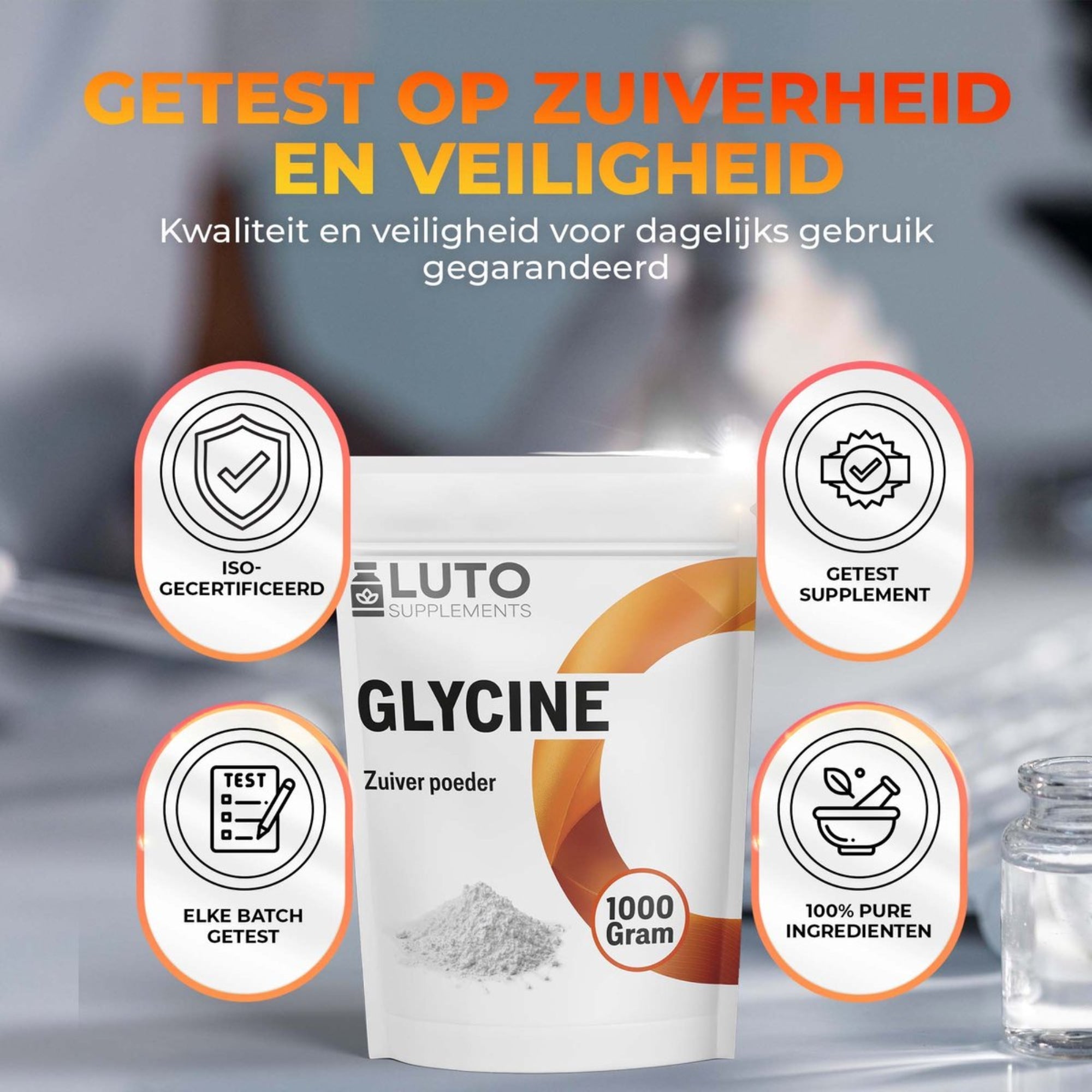 Glycin Pulver | 1000 g | LUTO Supplements