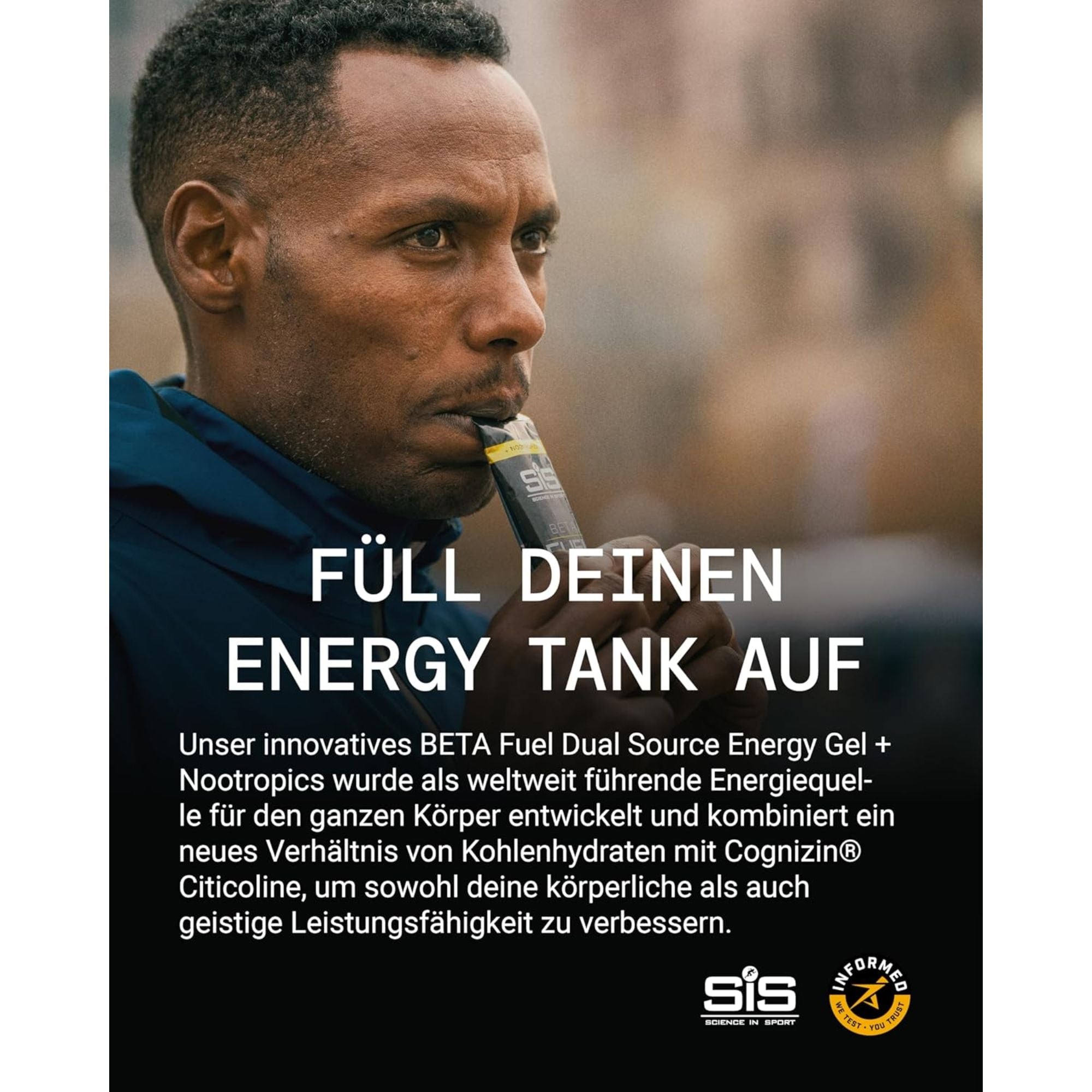 SiS Beta Fuel Gels + Nootropics | Apple